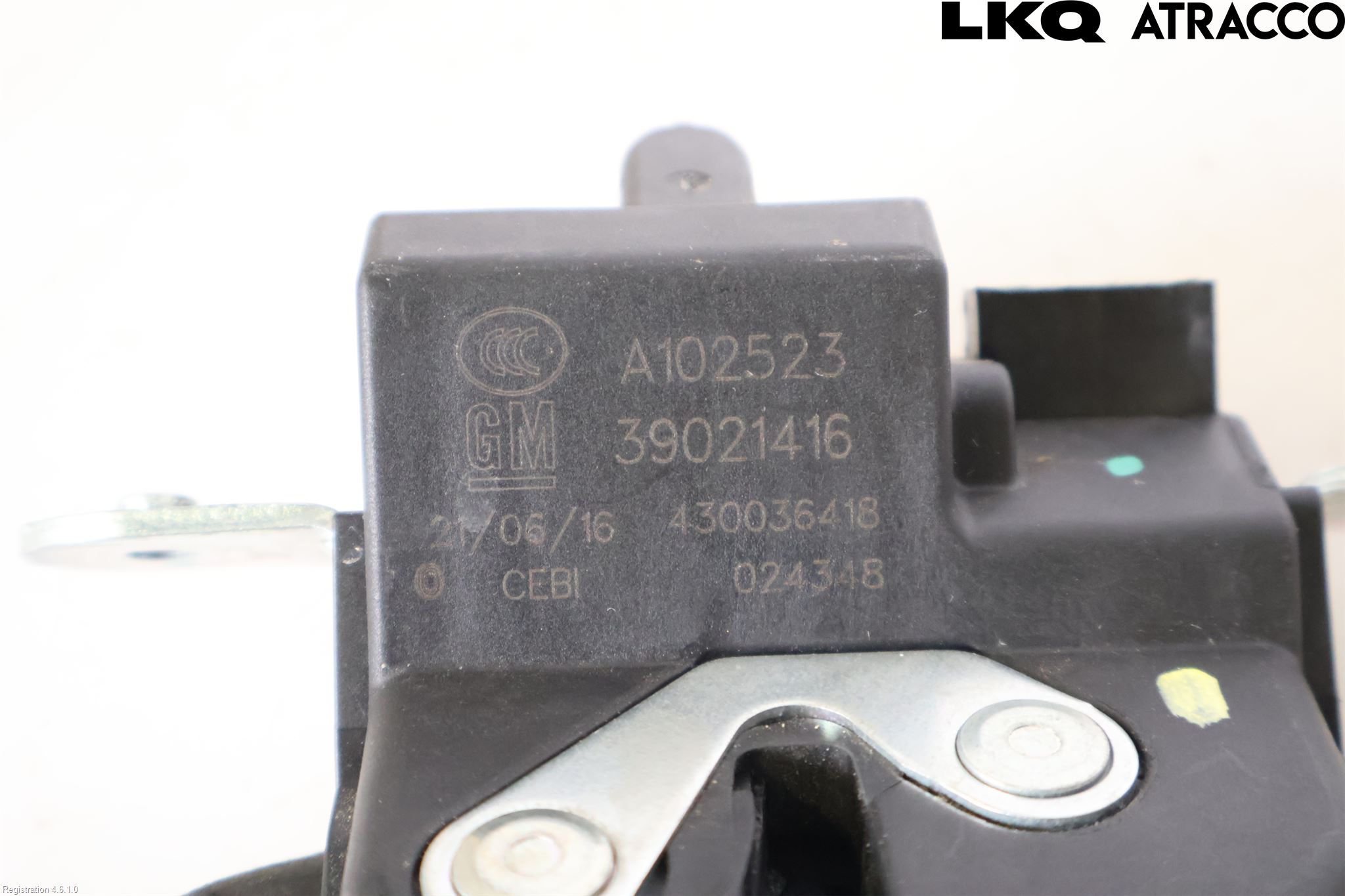 Opel ASTRA K 16-22 Bakluke-Lokk Låsekasse
