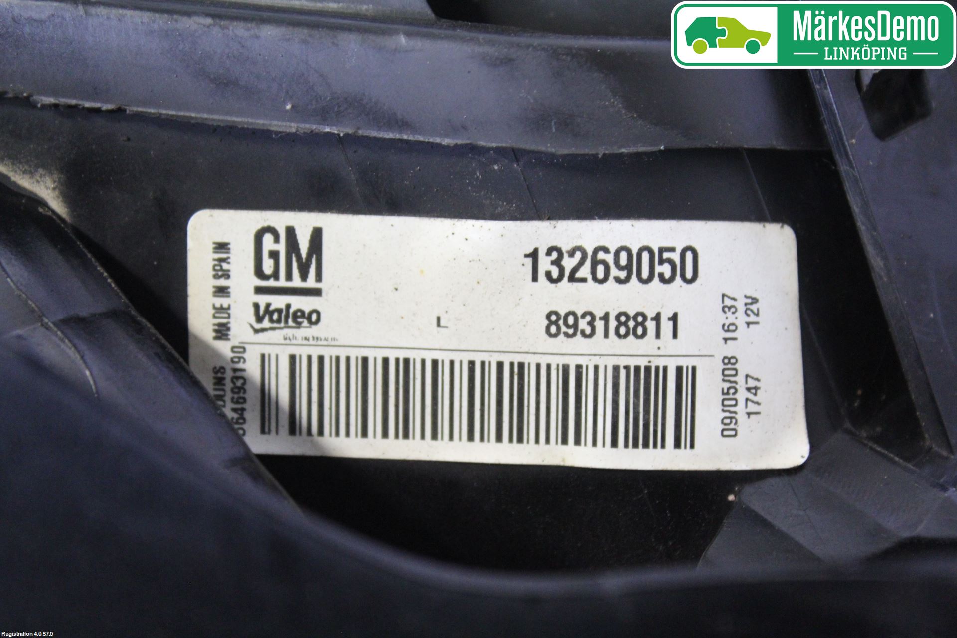 Opel CORSA D 07-14 Baklykt Venstre