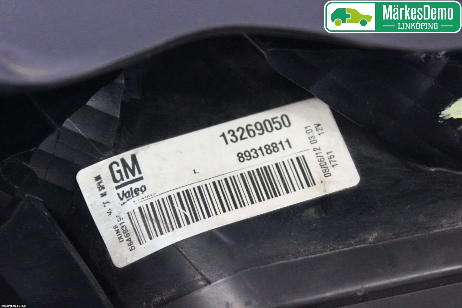 Opel CORSA D 07-14 Baklykt Venstre