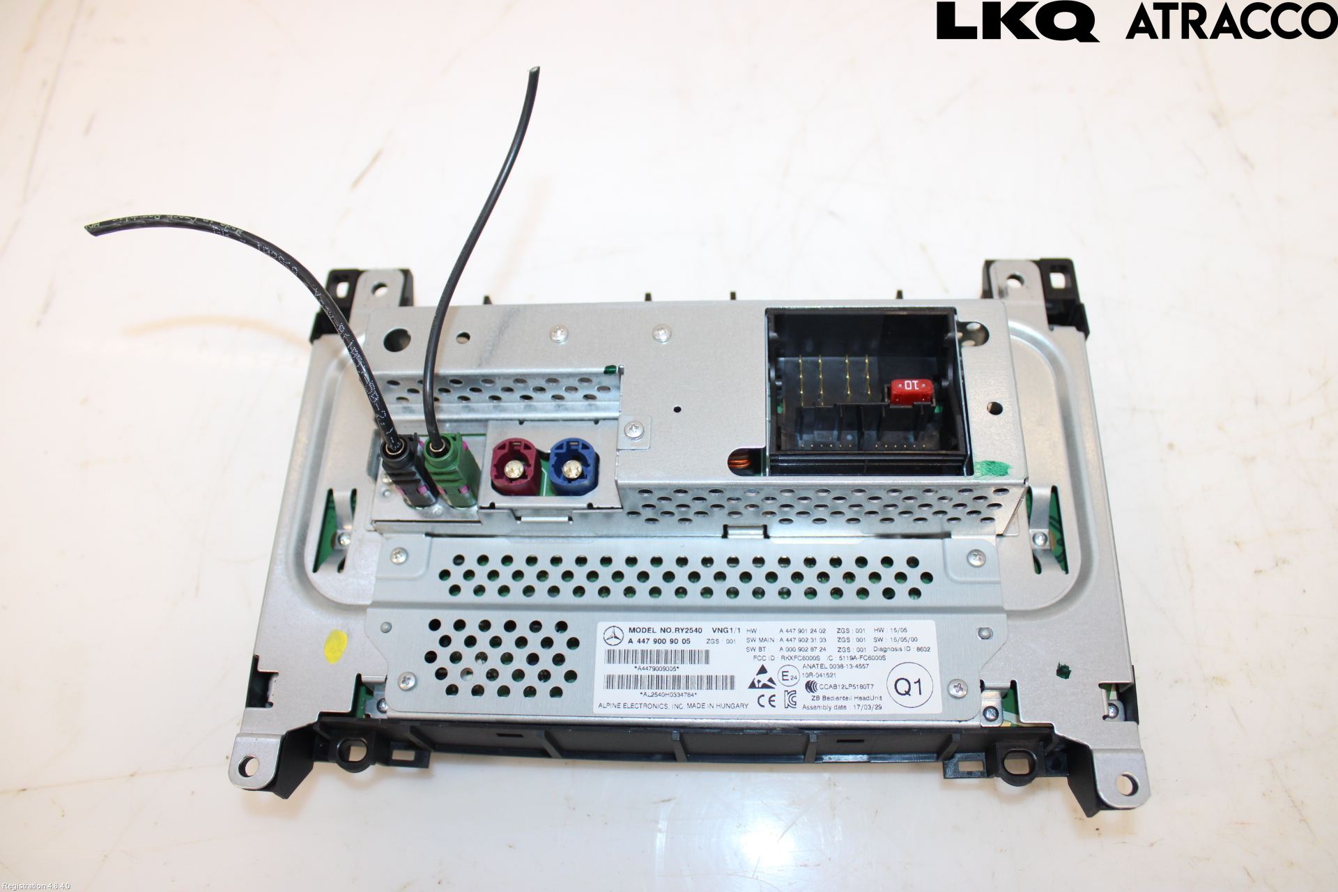 Mercedes-Benz MB VITO/V-KLASS (W640,W447,W448) 14- Stereo Radio Med Cd