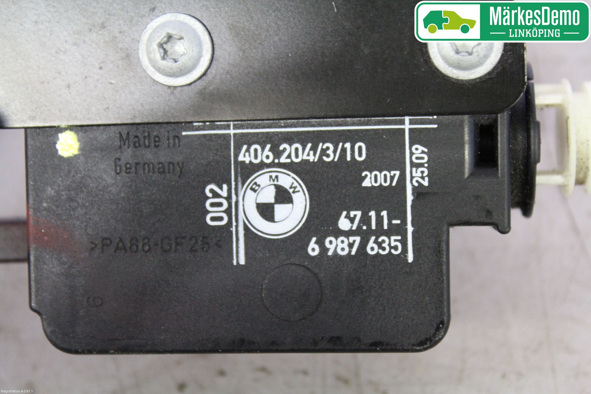 BMW 6 E63/64    02-10 Sentrallåsmotor Tankluke