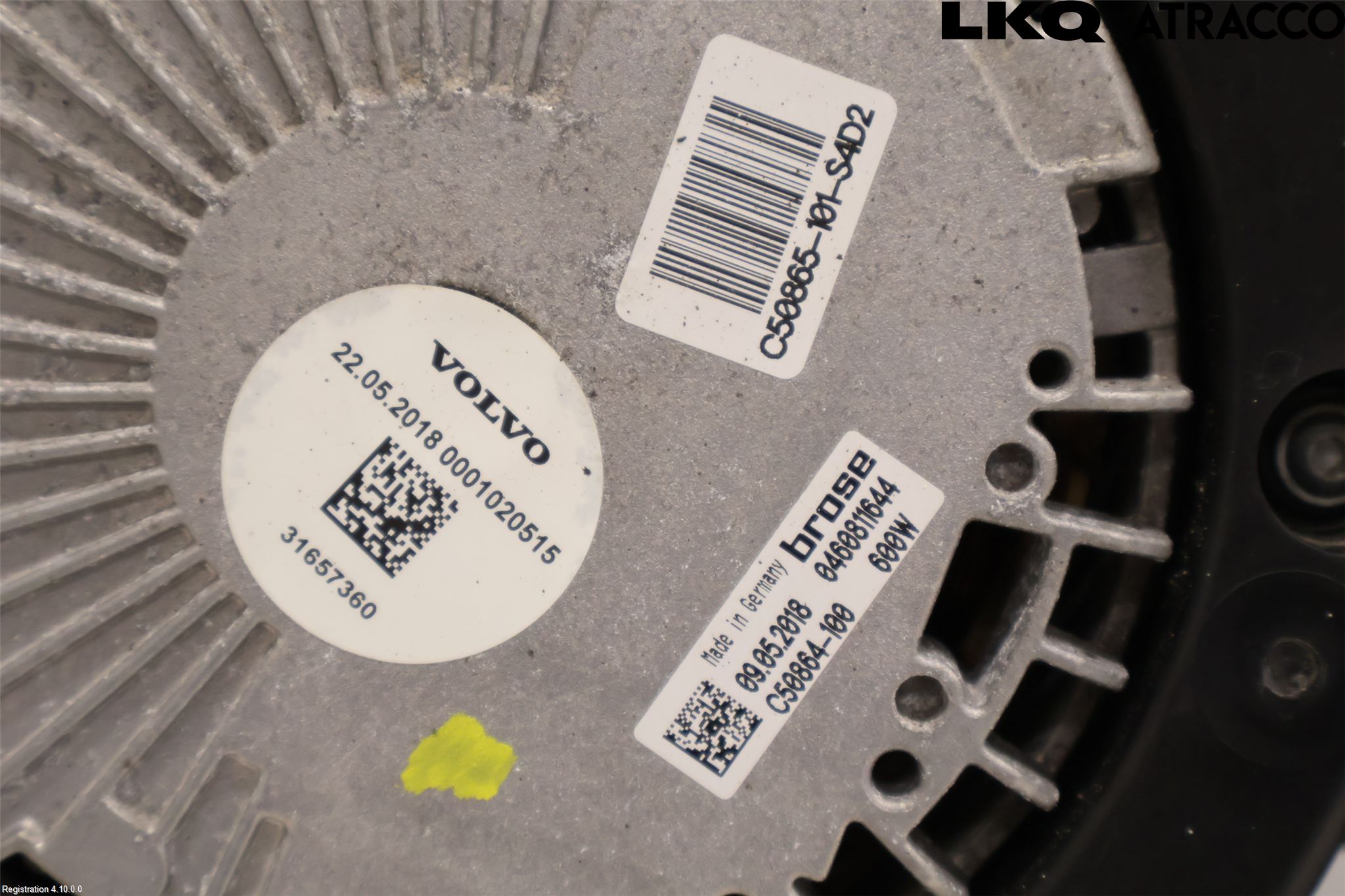 Volvo V60 19- Kjølevifte Elektrisk