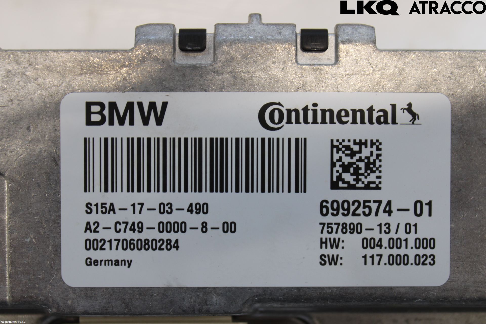 BMW 5 G30/G31/F90 17-23 Sensor Kollisjonsbeskyttelse