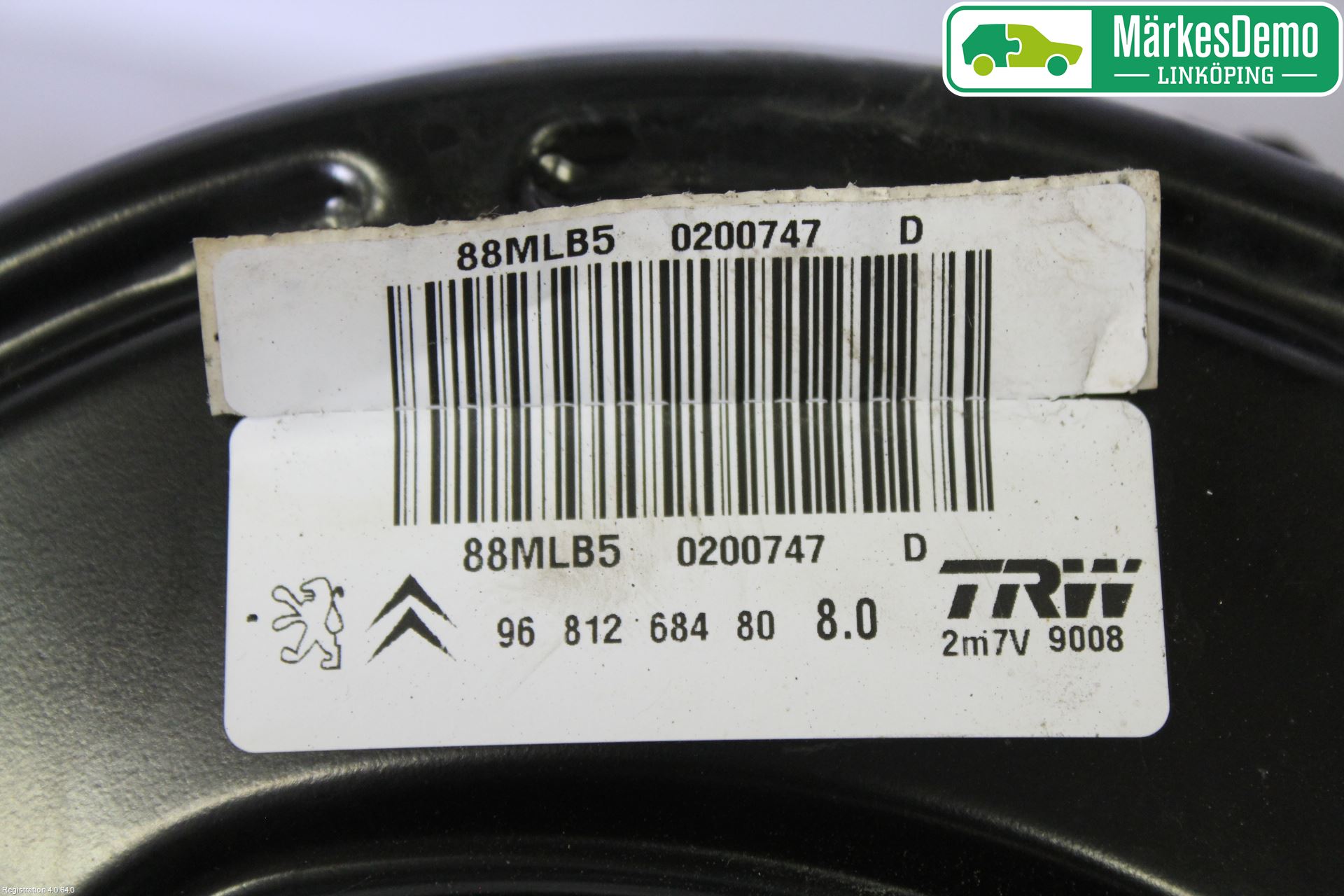 Peugeot PARTNER 08-15 Bremseservo