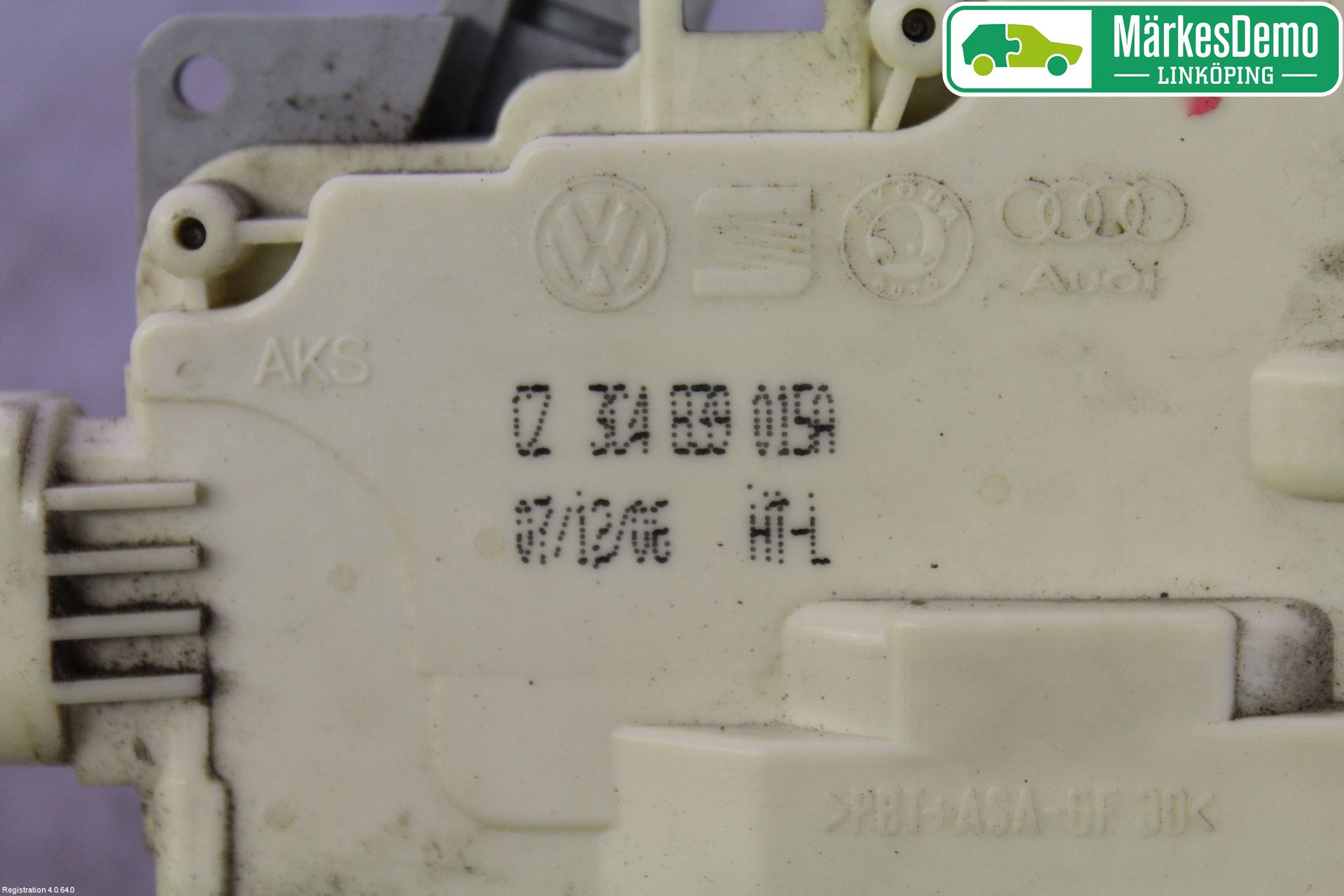 Volkswagen VW PASSAT 05-11 Dørlås - Låsekasse