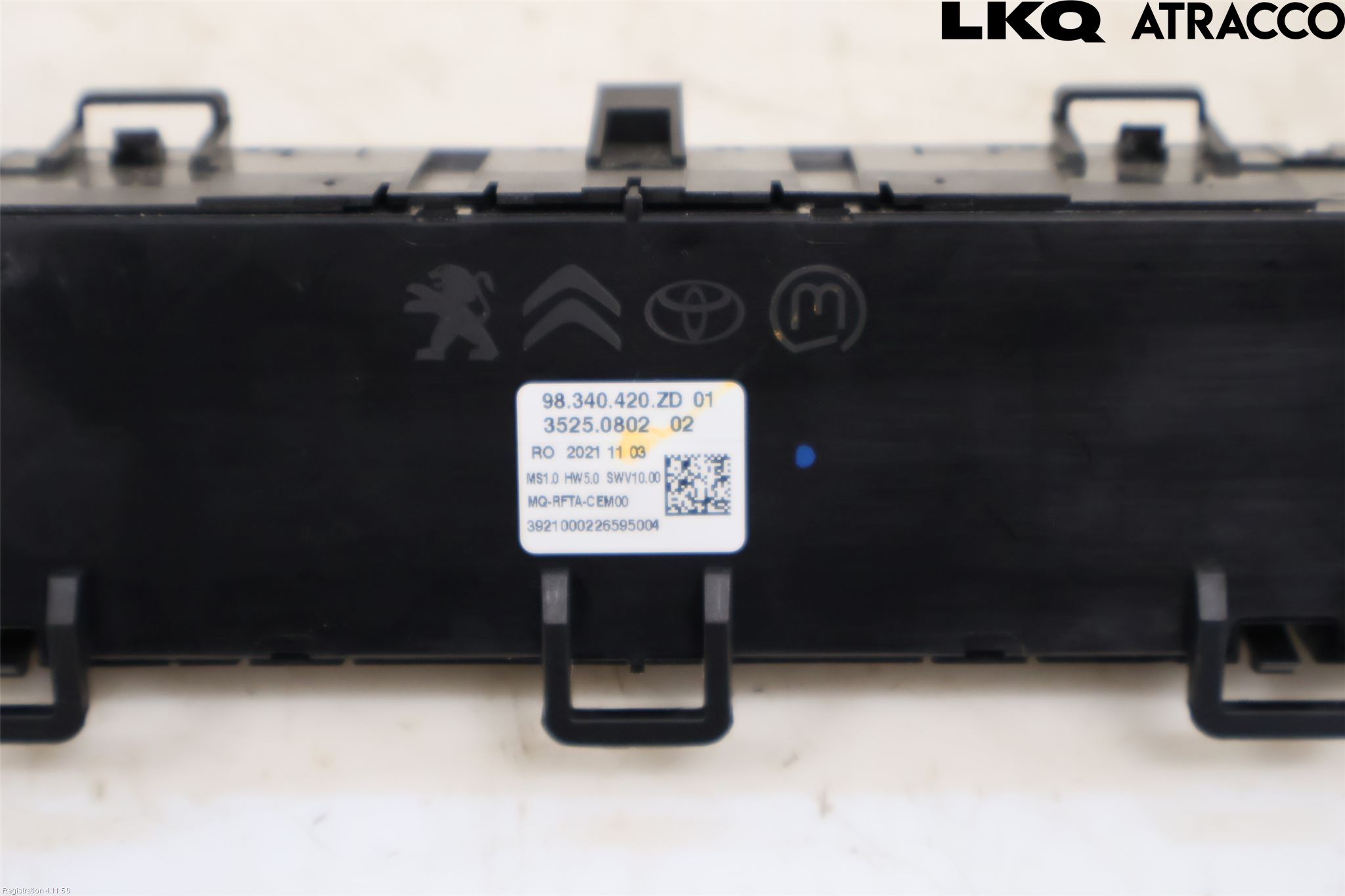 Opel VIVARO 20- Varme Ac Betjening-Display
