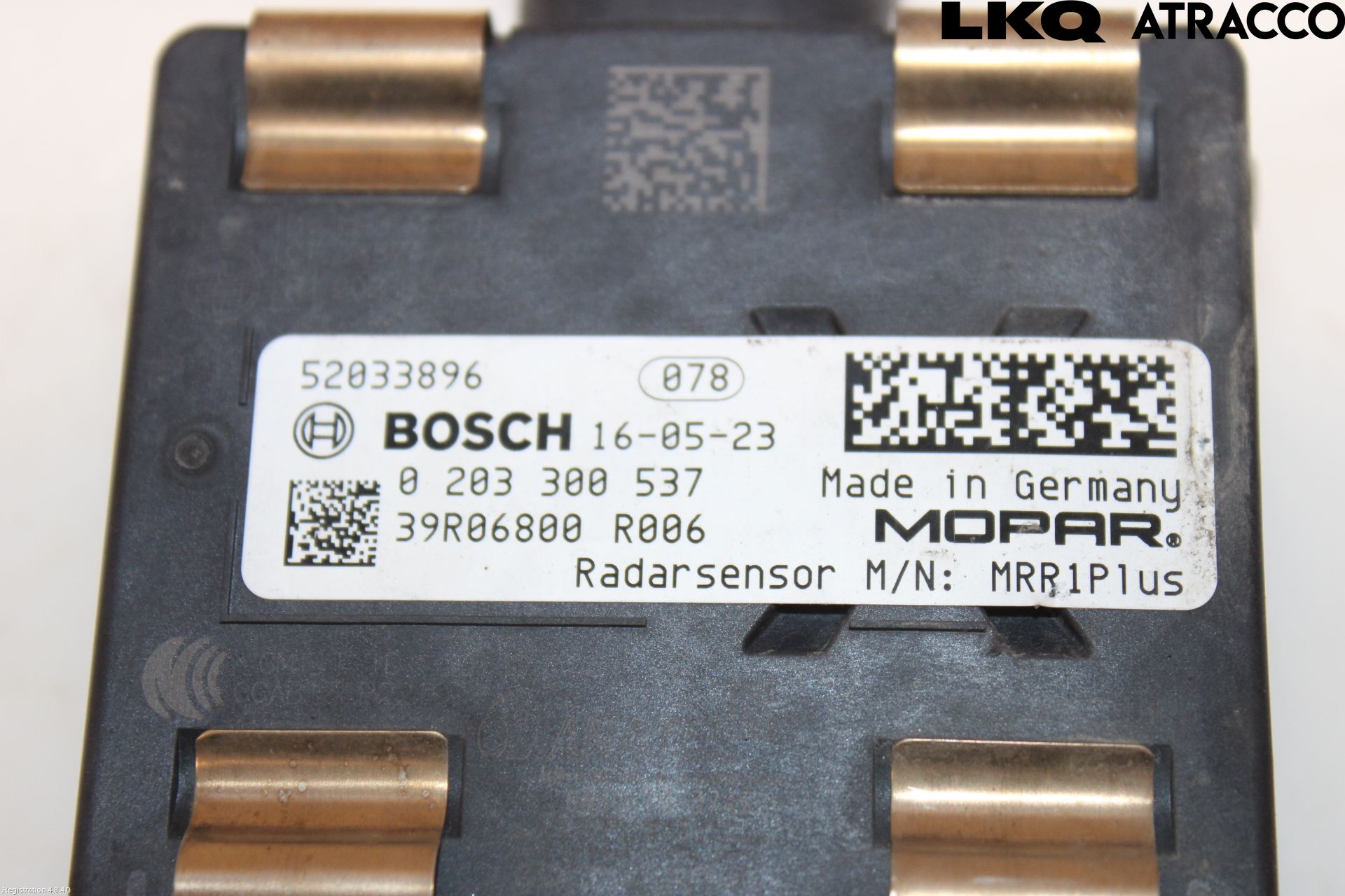 Fiat 500X 15- Sensor Kollisjonsbeskyttelse