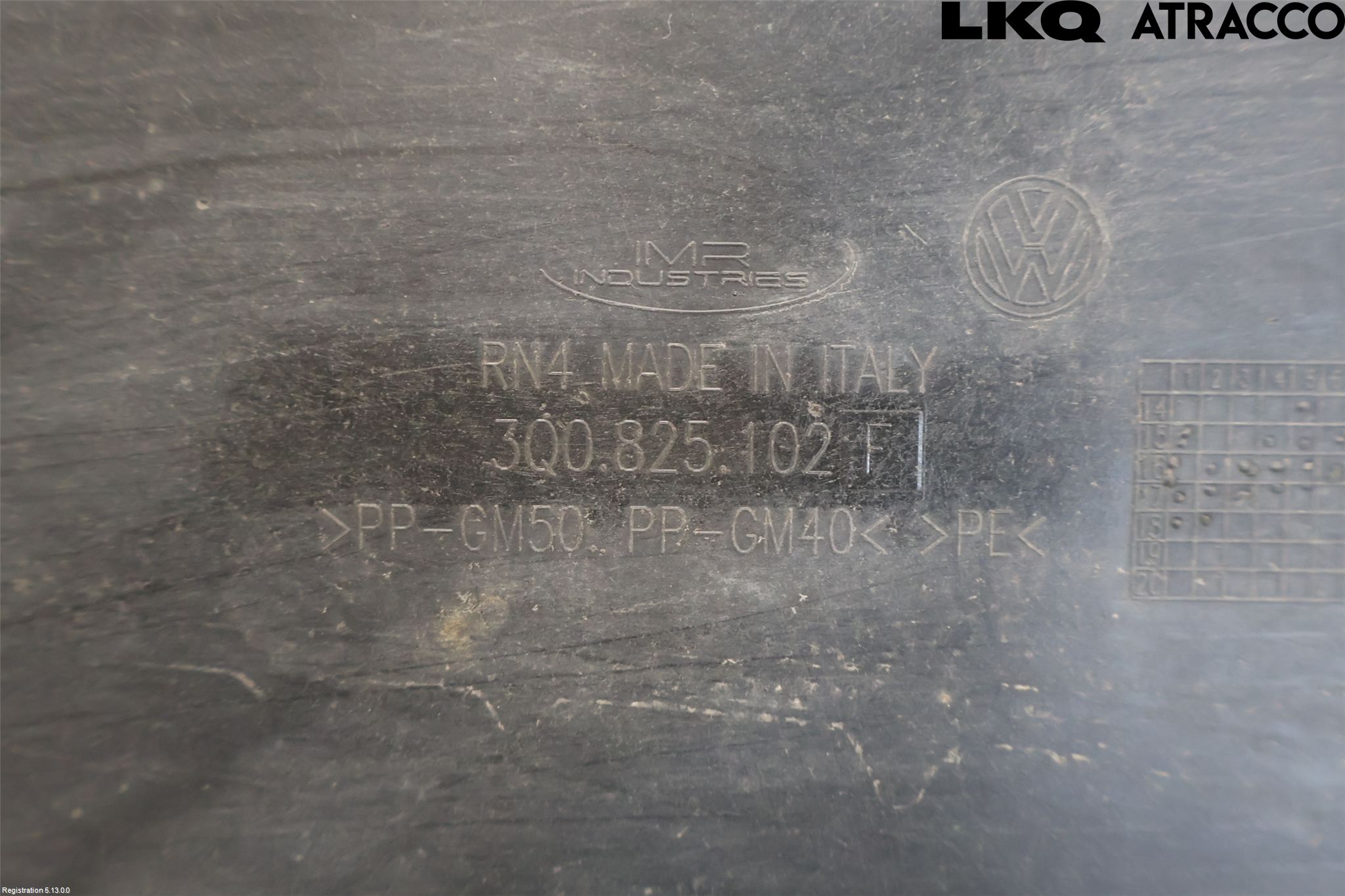 Volkswagen VW PASSAT 15-19 Bunnplate U Motor-Gear-Dørk