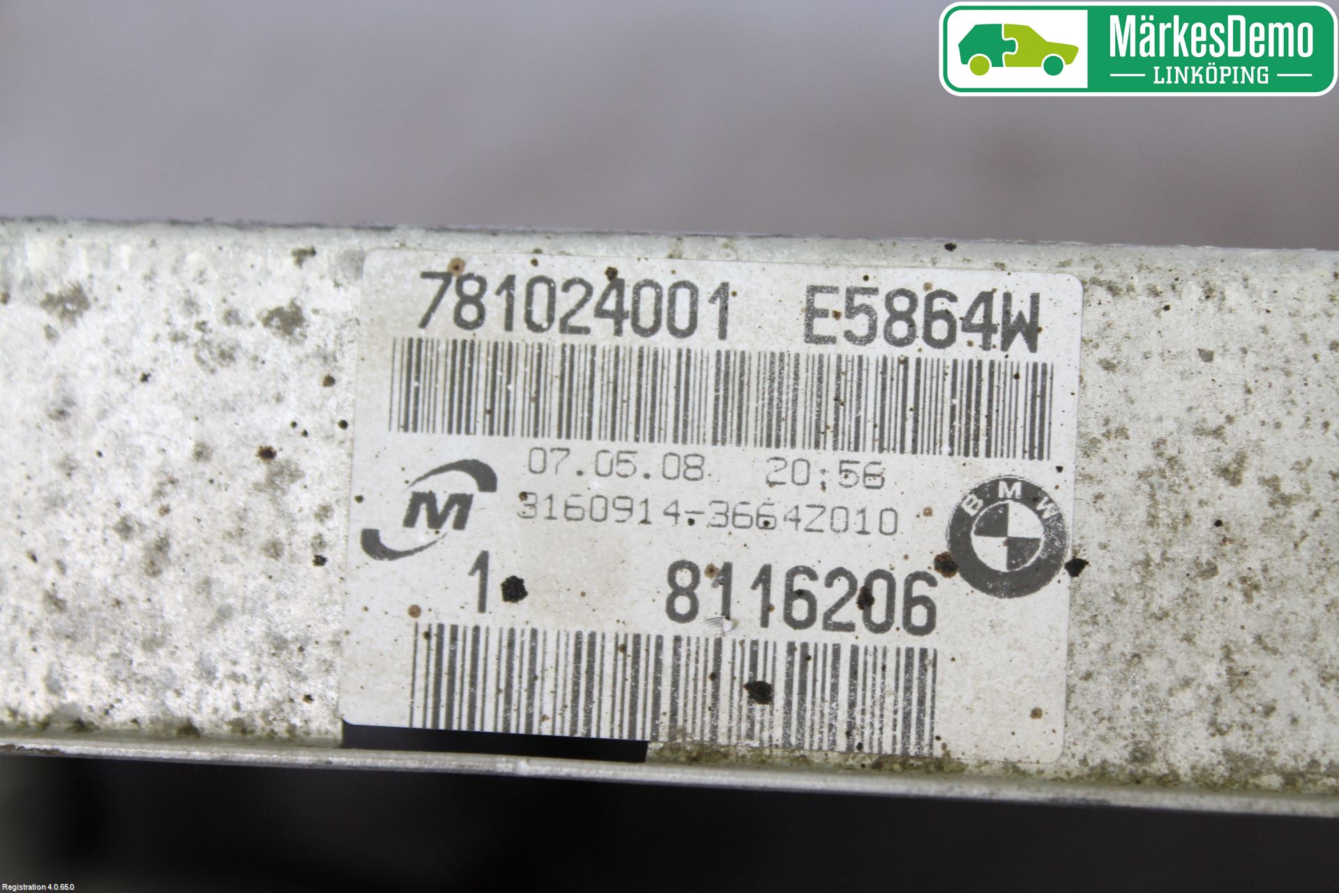BMW 3 E90/91 SED/TOU 05-12 Radiator Automat