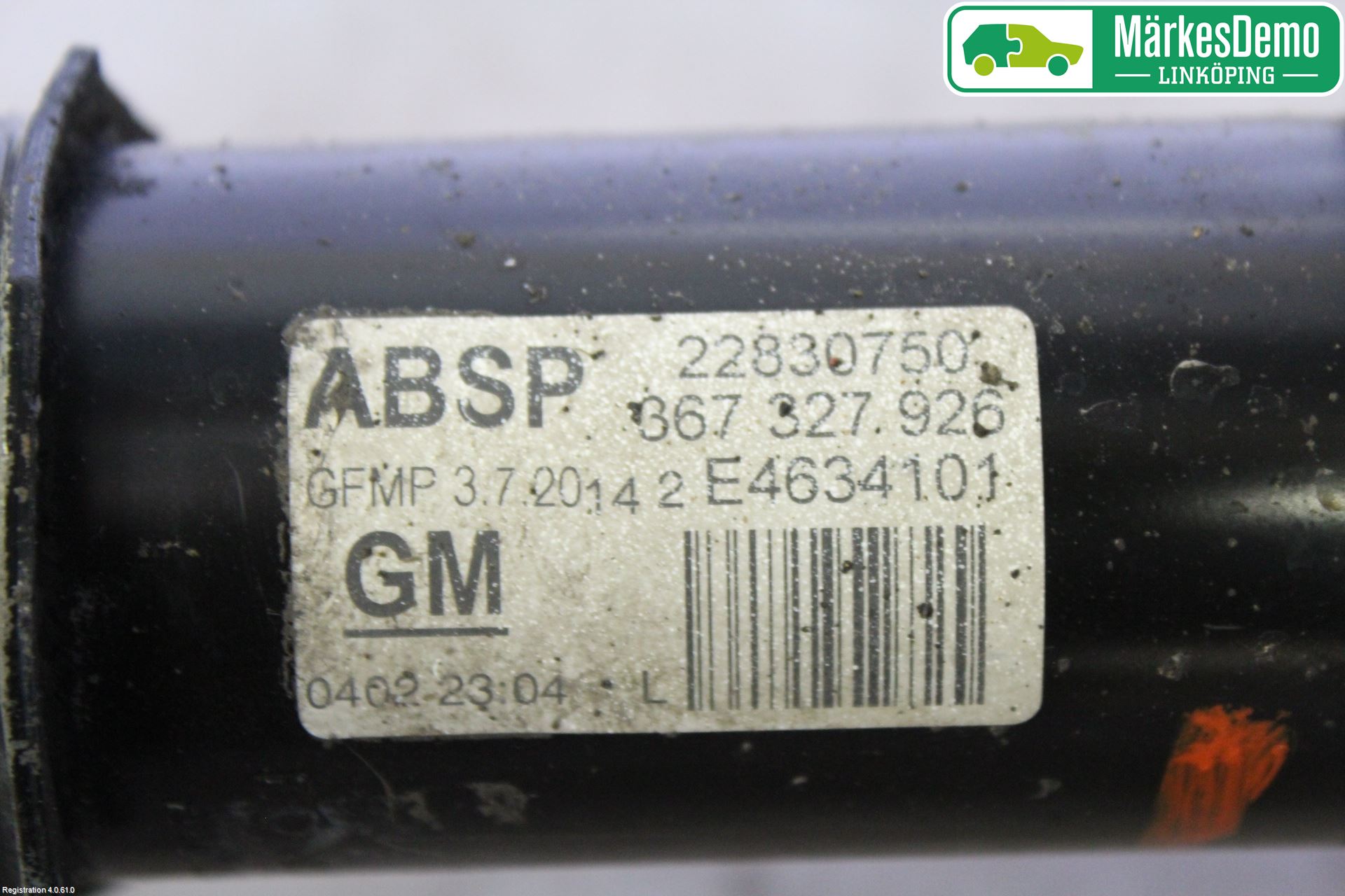 Opel INSIGNIA 09-16 Fjærbein Foran Venstre
