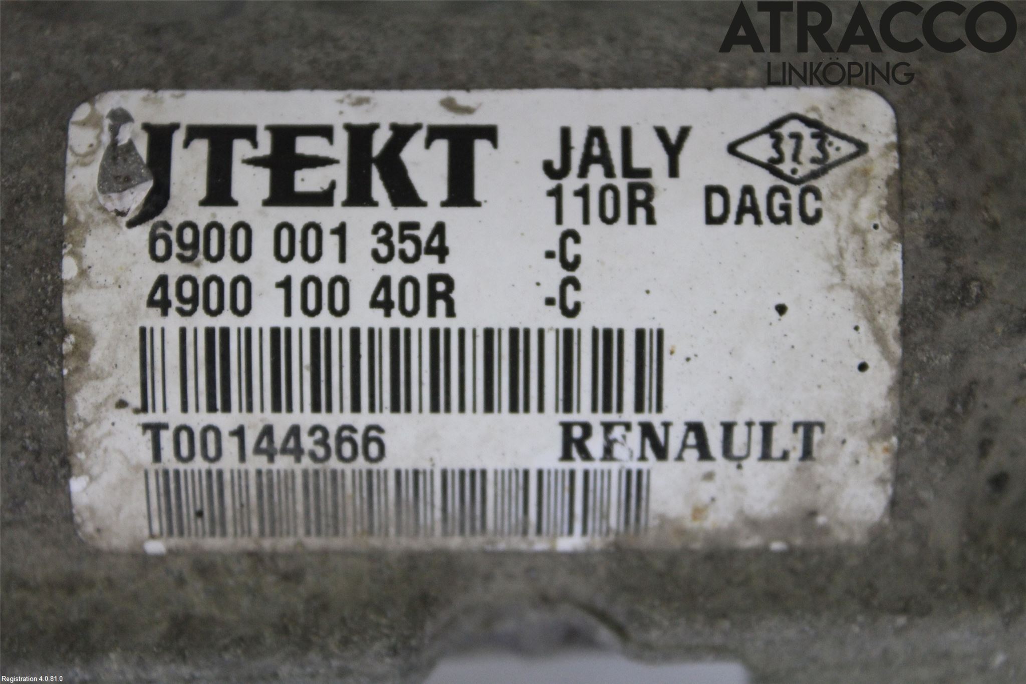 Renault LAGUNA III 08-10 Servo Snekke - Tannstang