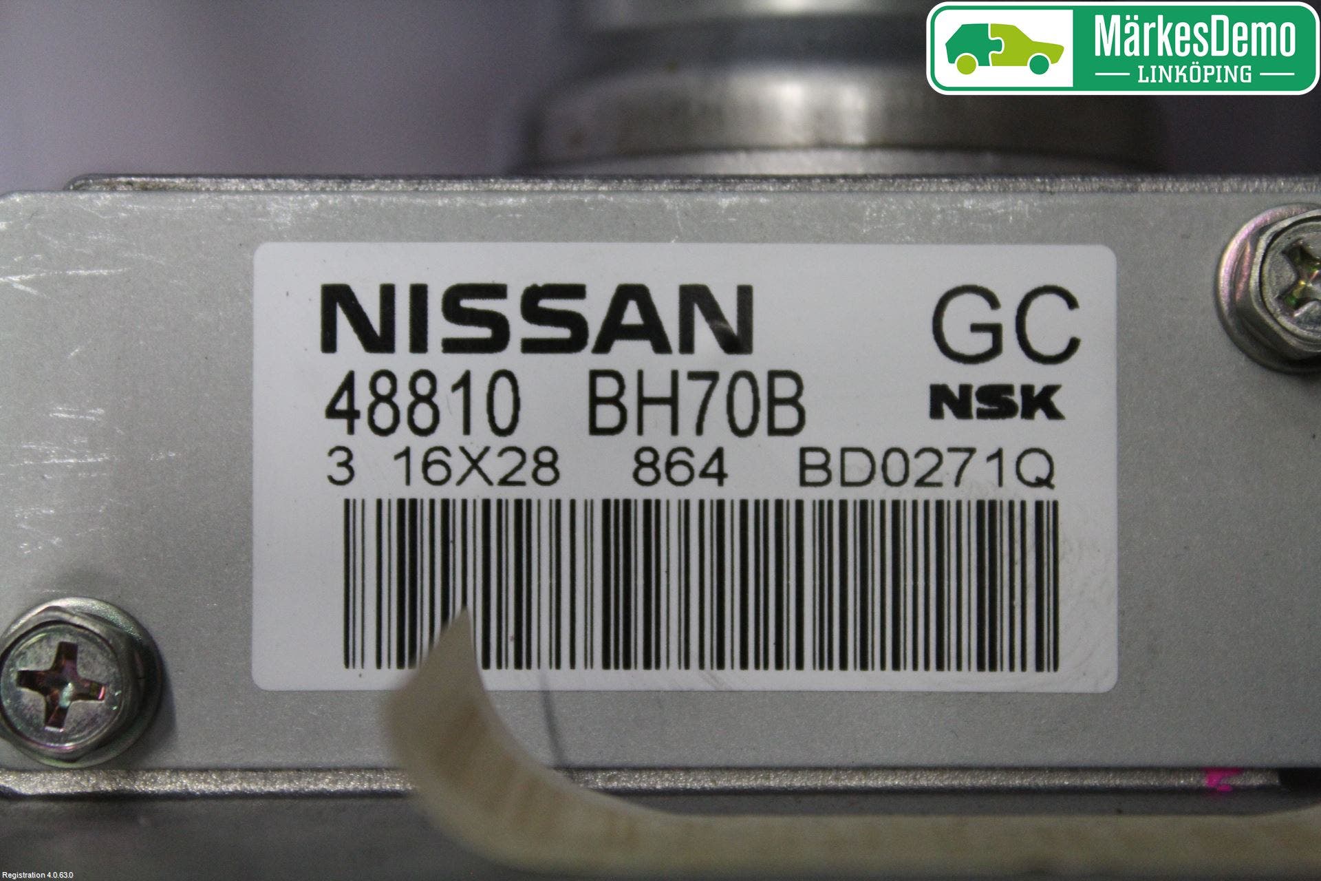 Nissan QASHQAI 14-17 Rattakselaggregat Innebygd Servo