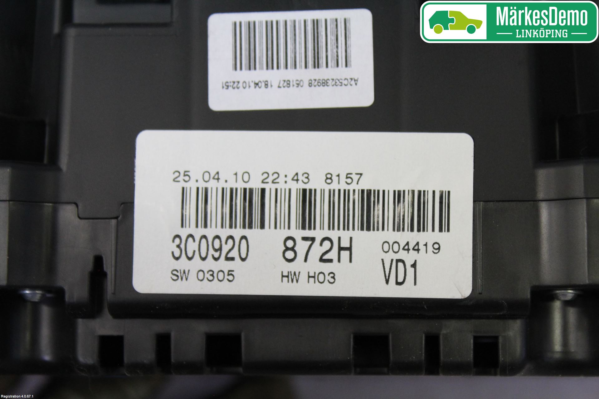 Volkswagen VW PASSAT 05-11 Instr Kombinert