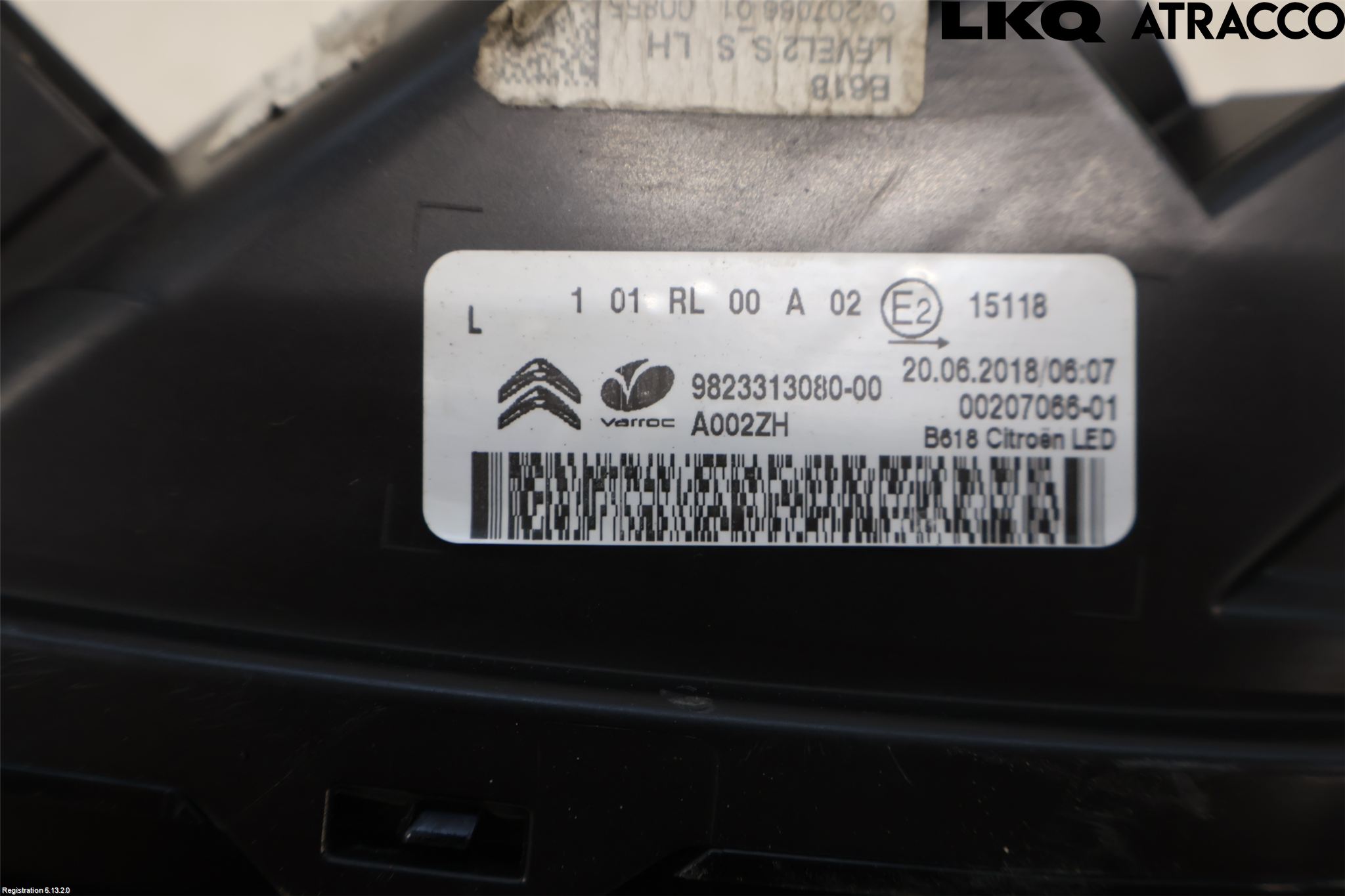 Citroen COTROEN C3 17-24 Frontlykt-Kurve-Tåkelys
