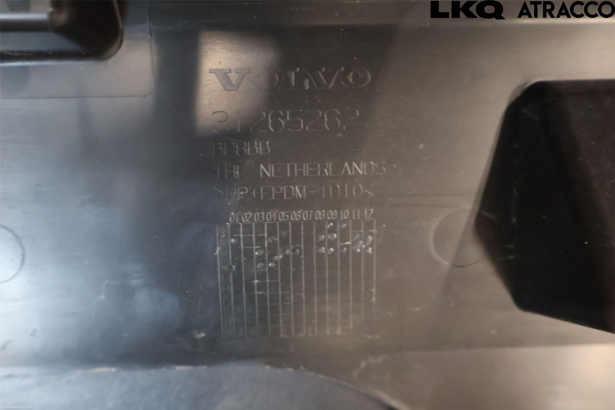 Volvo V60 11-13 Støtfanger Bak Overtrekk