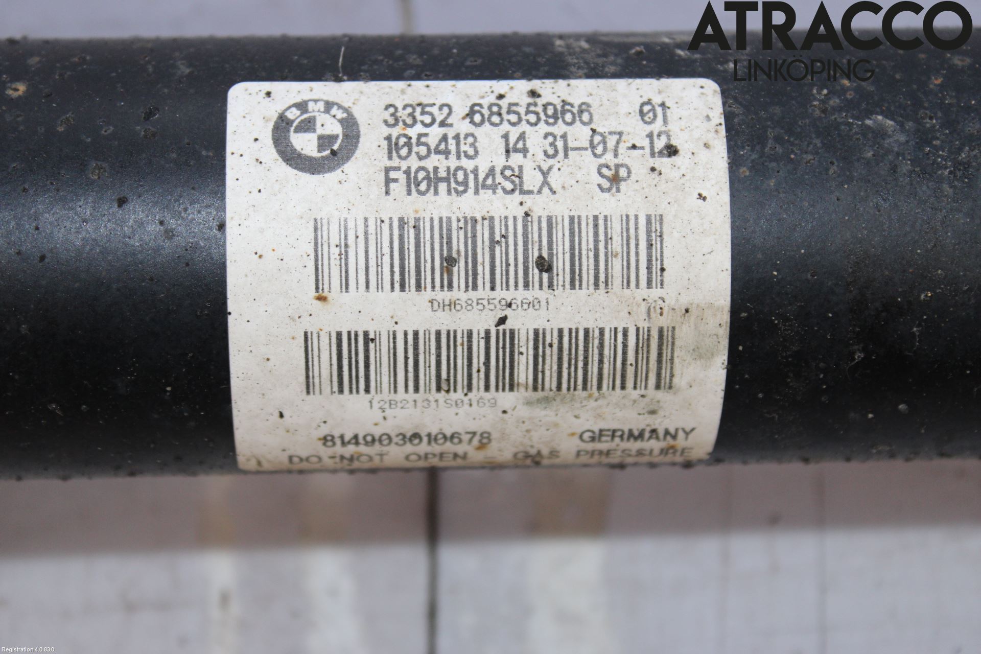 BMW 5 F10/F11/F18 09-17 Fjærbein Bak Venstre