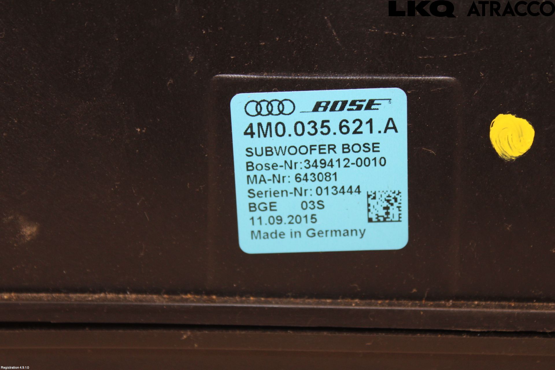 Audi Q7/SQ7 Innr Høyttaler