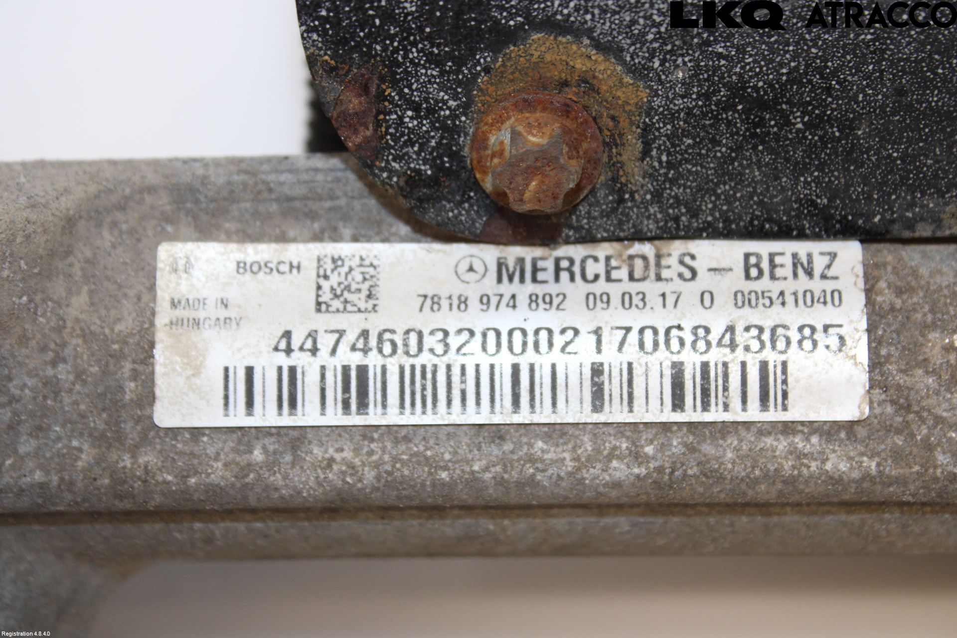 Mercedes-Benz MB VITO/V-KLASS (W640,W447,W448) 14- Servo Snekke - Tannstang