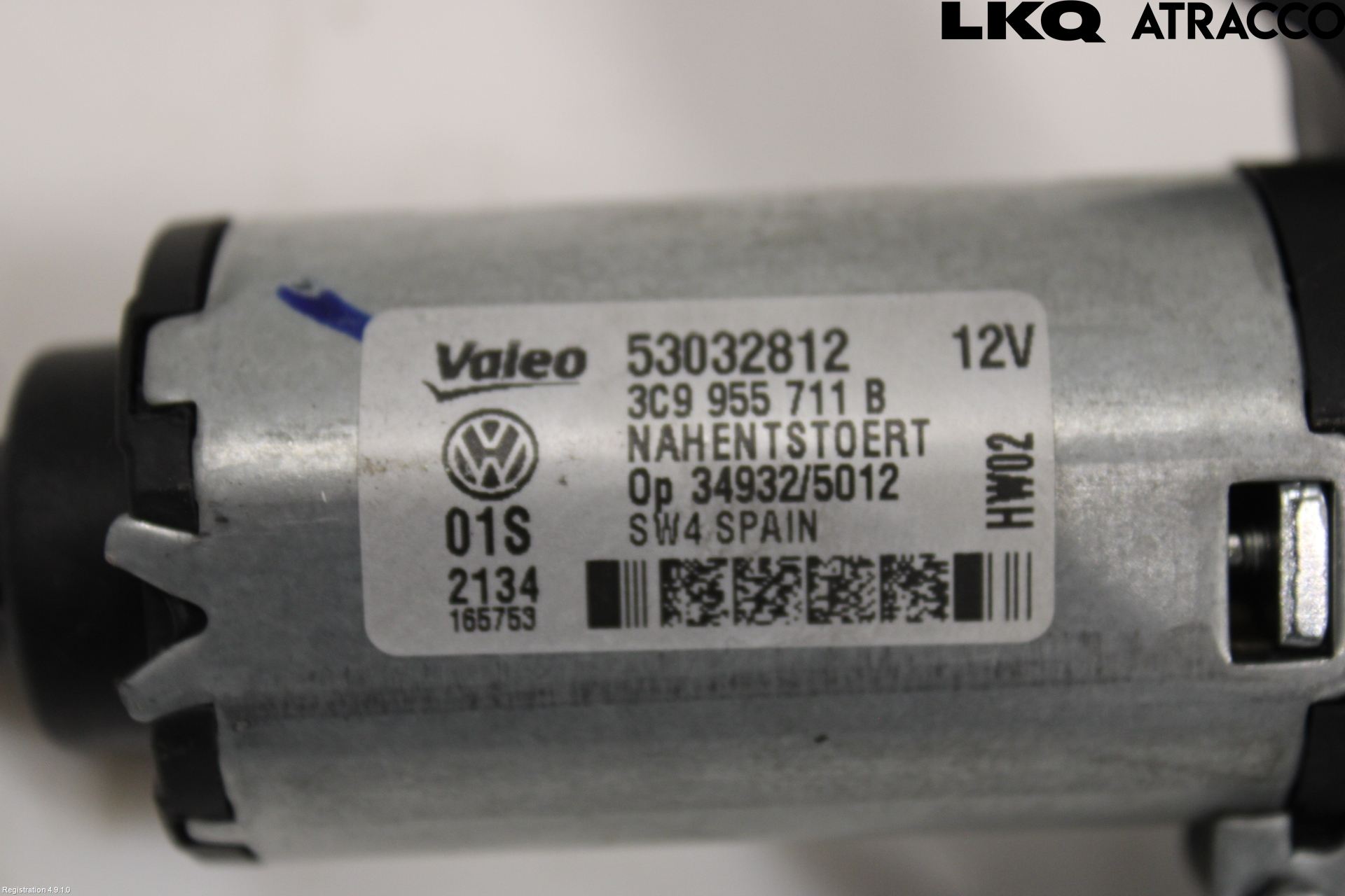 Volkswagen VW PASSAT 11-14 Viskermotor Bakluke