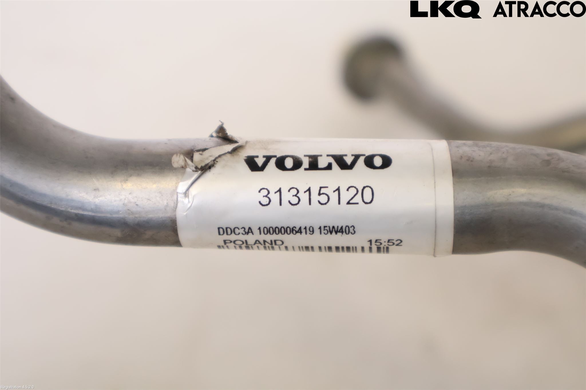 Volvo V60 14-18 Varme Ac Slange - Rør