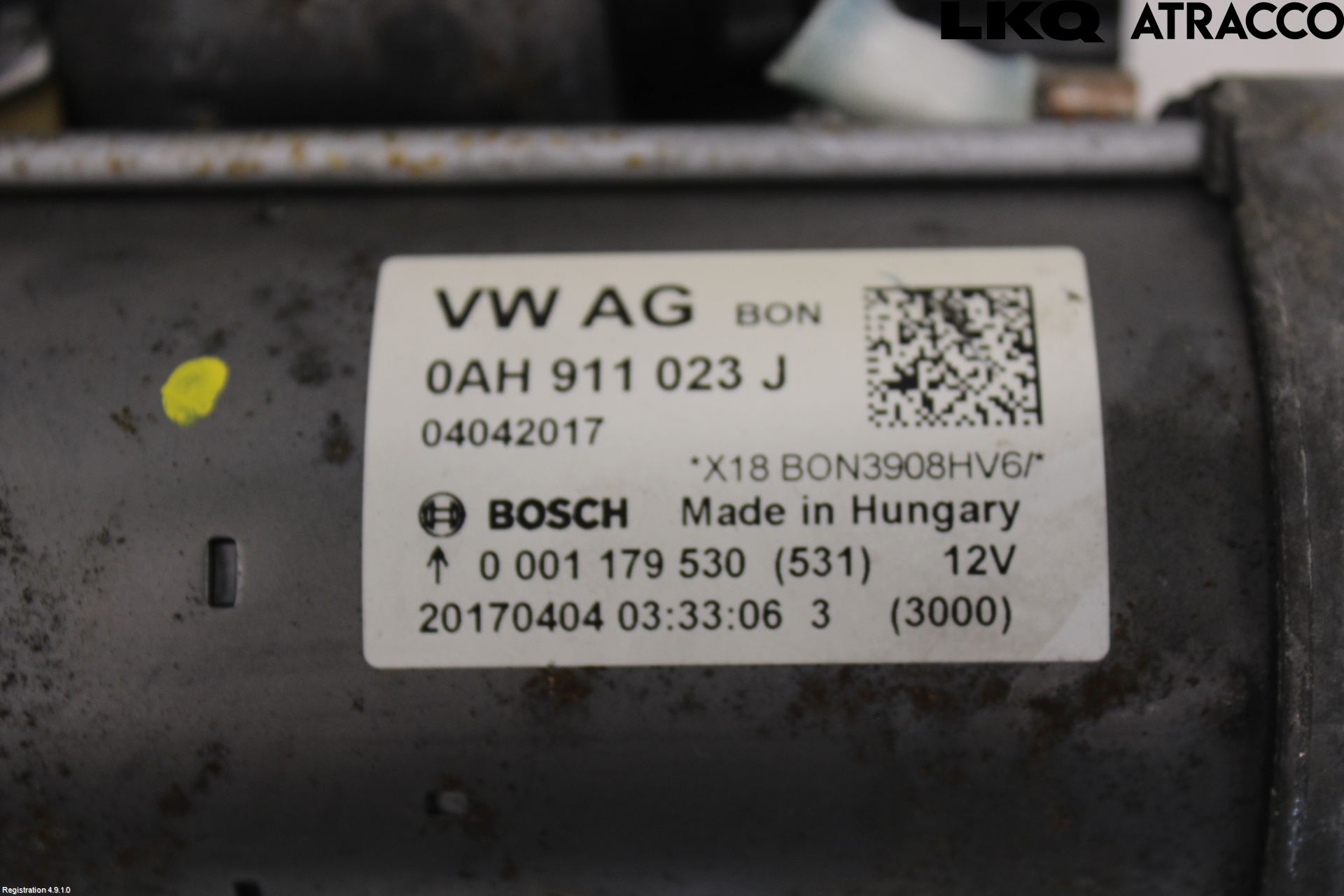 Volkswagen VW GOLF SPORTSVAN 15-20 Startmotor