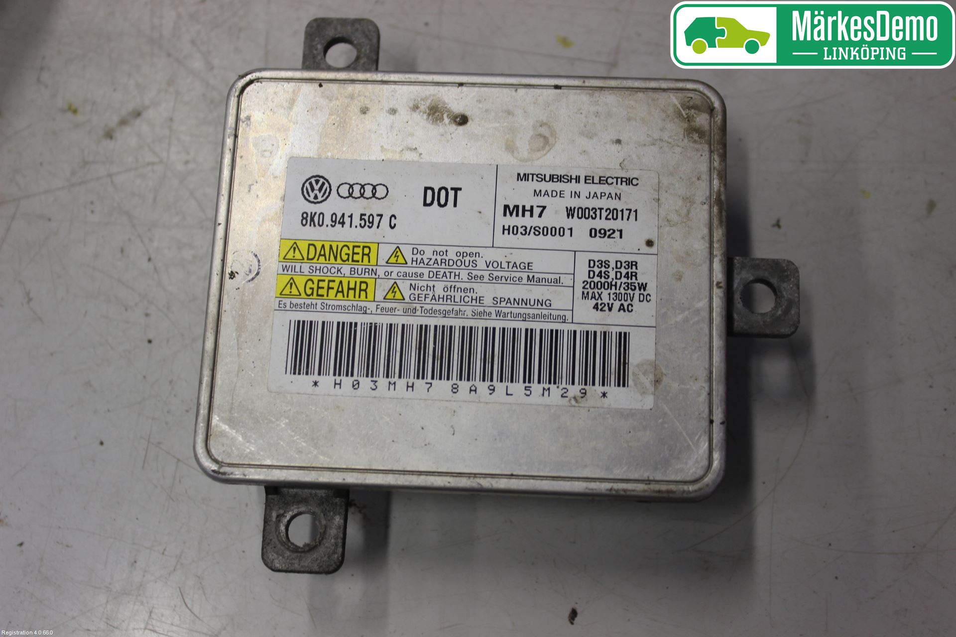 Audi A7/S7 4G 11-17 Styreenhet Xenon