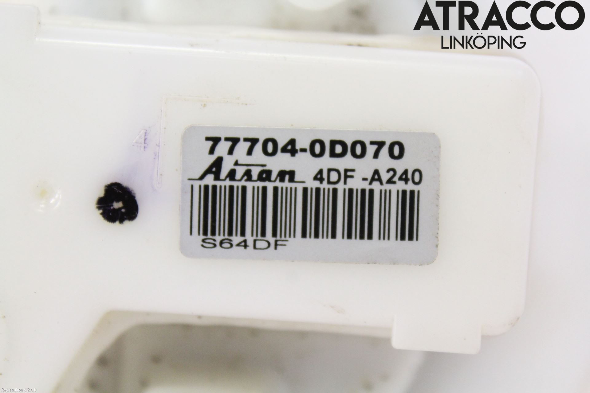 Toyota YARIS XP130 12-14 Drivstoffpumpe Fødepumpe El