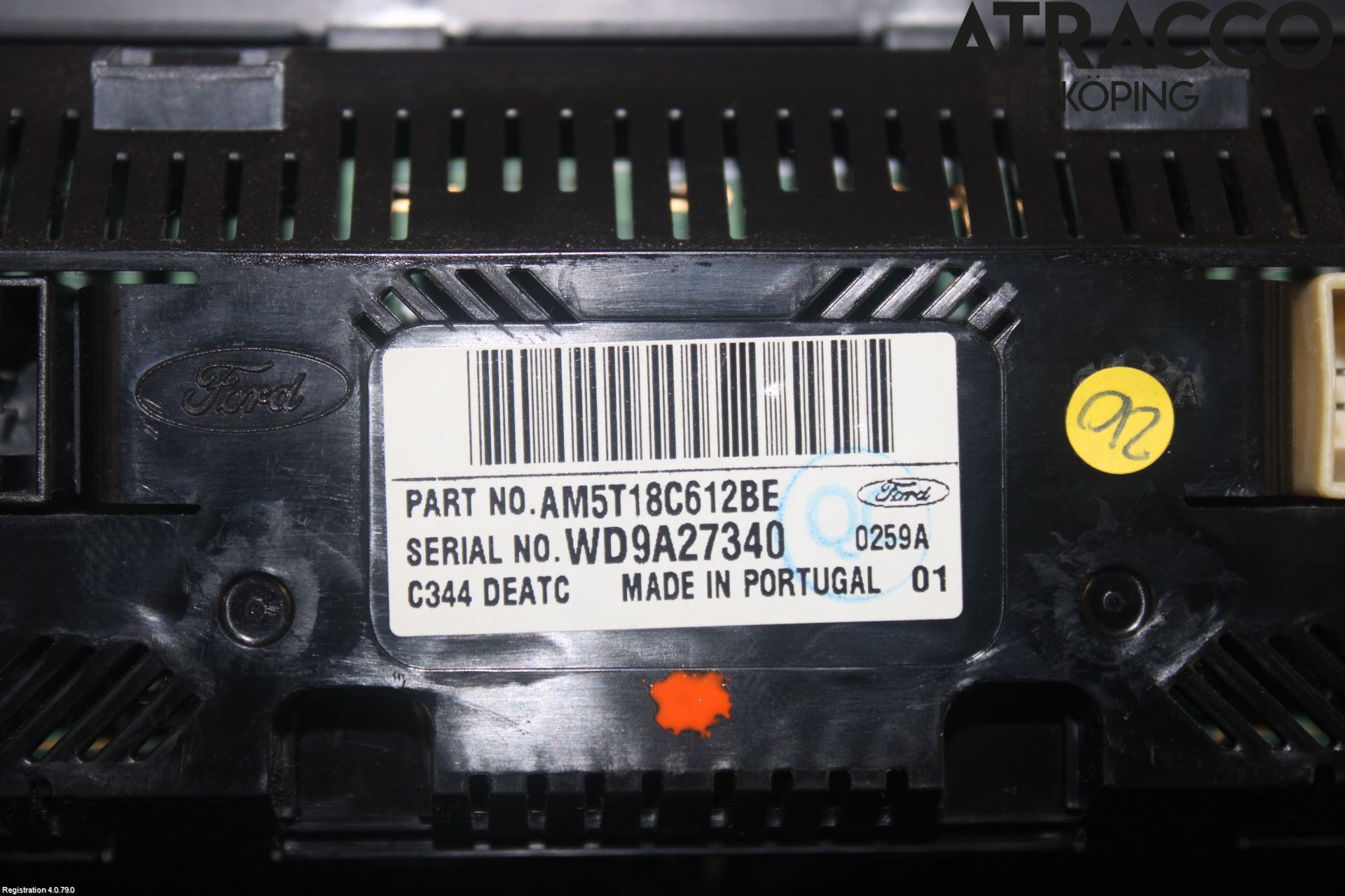 Ford GRAND C-MAX  11-14 Varme Ac Betjening-Display