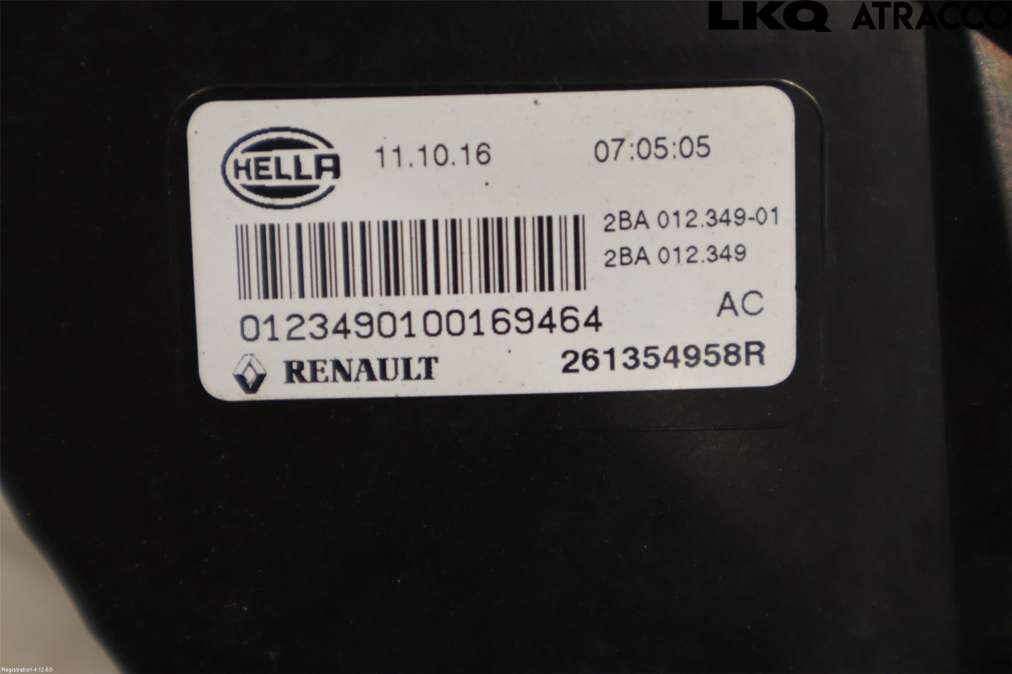 Renault MEGANE IV 16-23 Blinklykt Foran Venstre