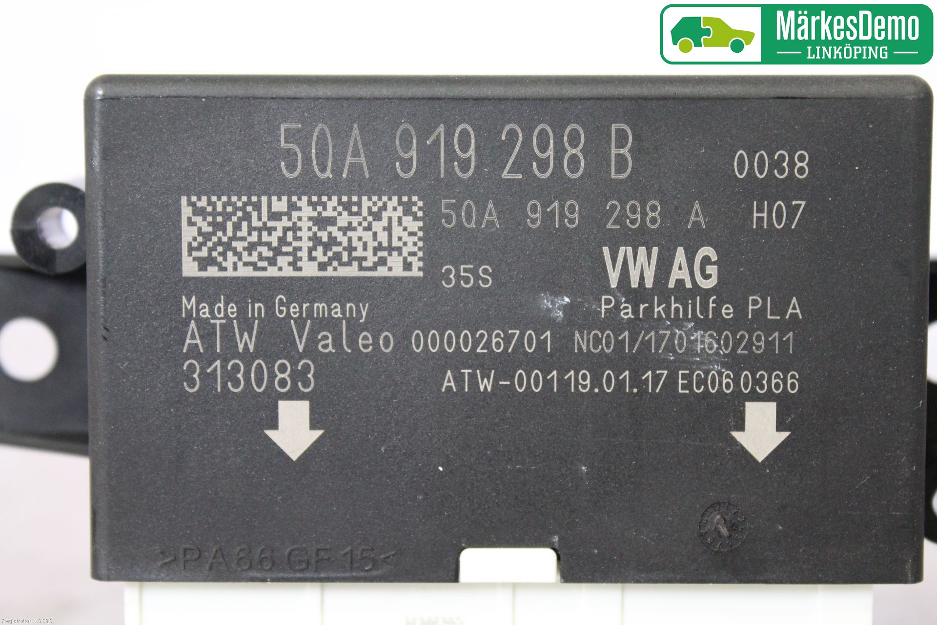 Volkswagen VW GOLF / E-GOLF VII 13-20 Styreenhet Parkering
