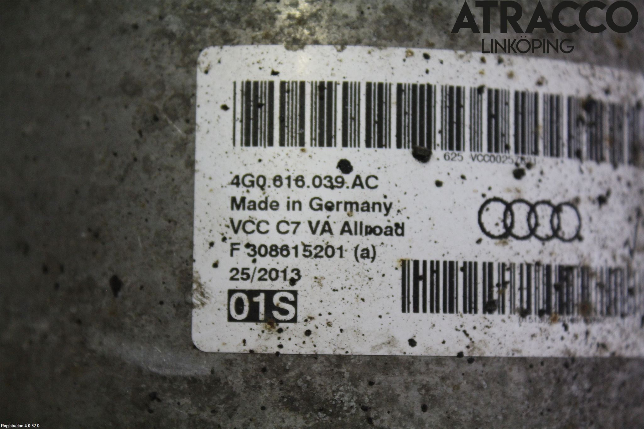 Audi A6 ALLROAD 12-18 Fjærbein Foran Venstre