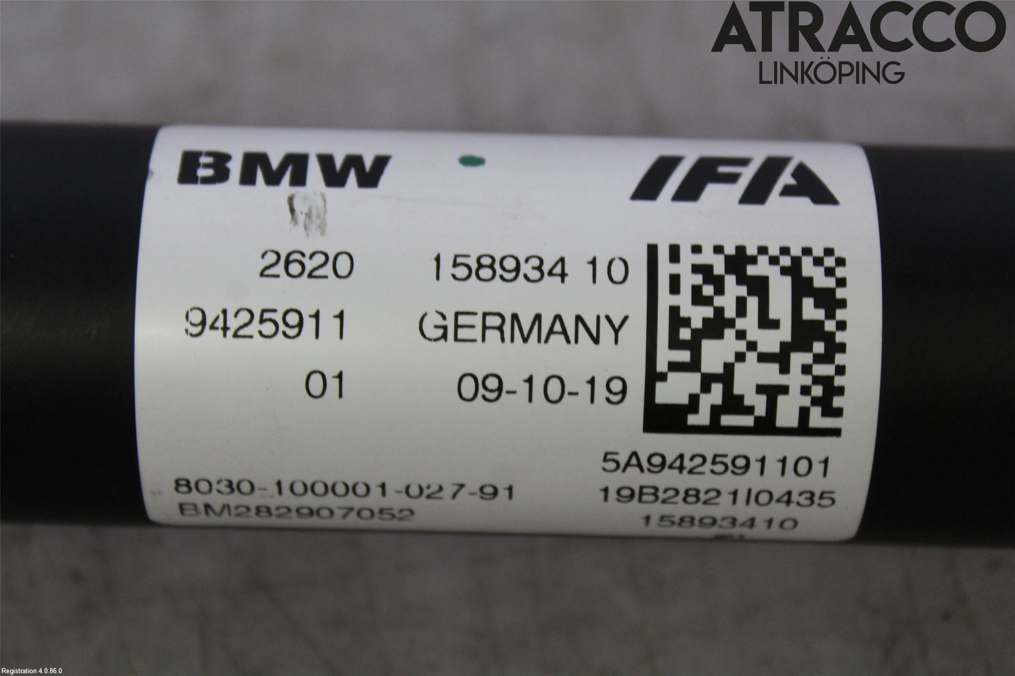 BMW 5 G30/G31/F90 17-23 Mellomaksel Fremre 4Wd