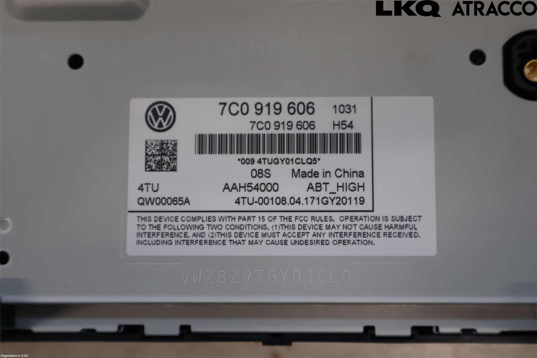 Volkswagen VW TIGUAN 16-24 Stereo Radio Med Cd