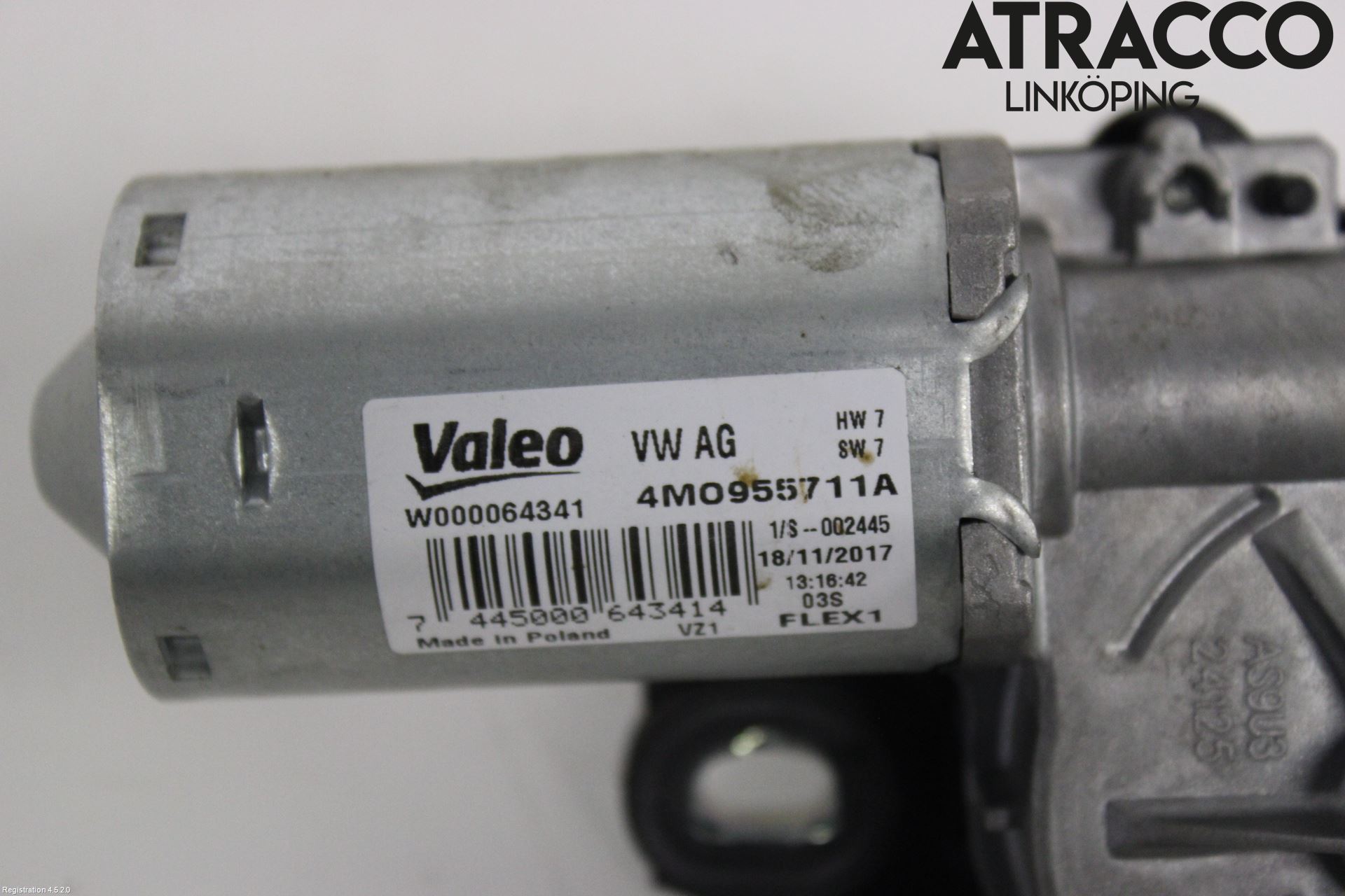 Audi A4/S4 B9 16-19 Viskermotor Bakluke