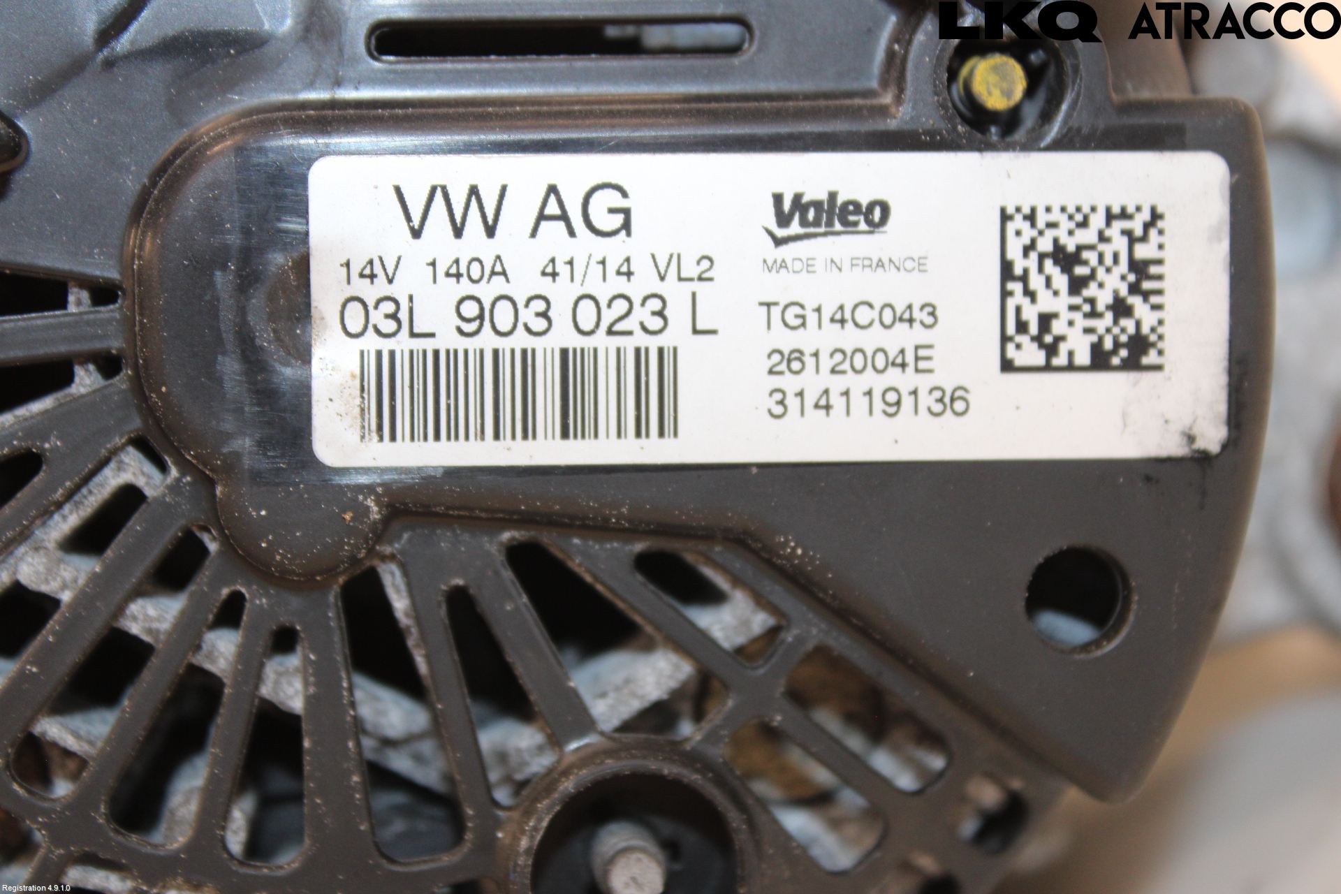 Volkswagen VW PASSAT 15-19 Dynamo