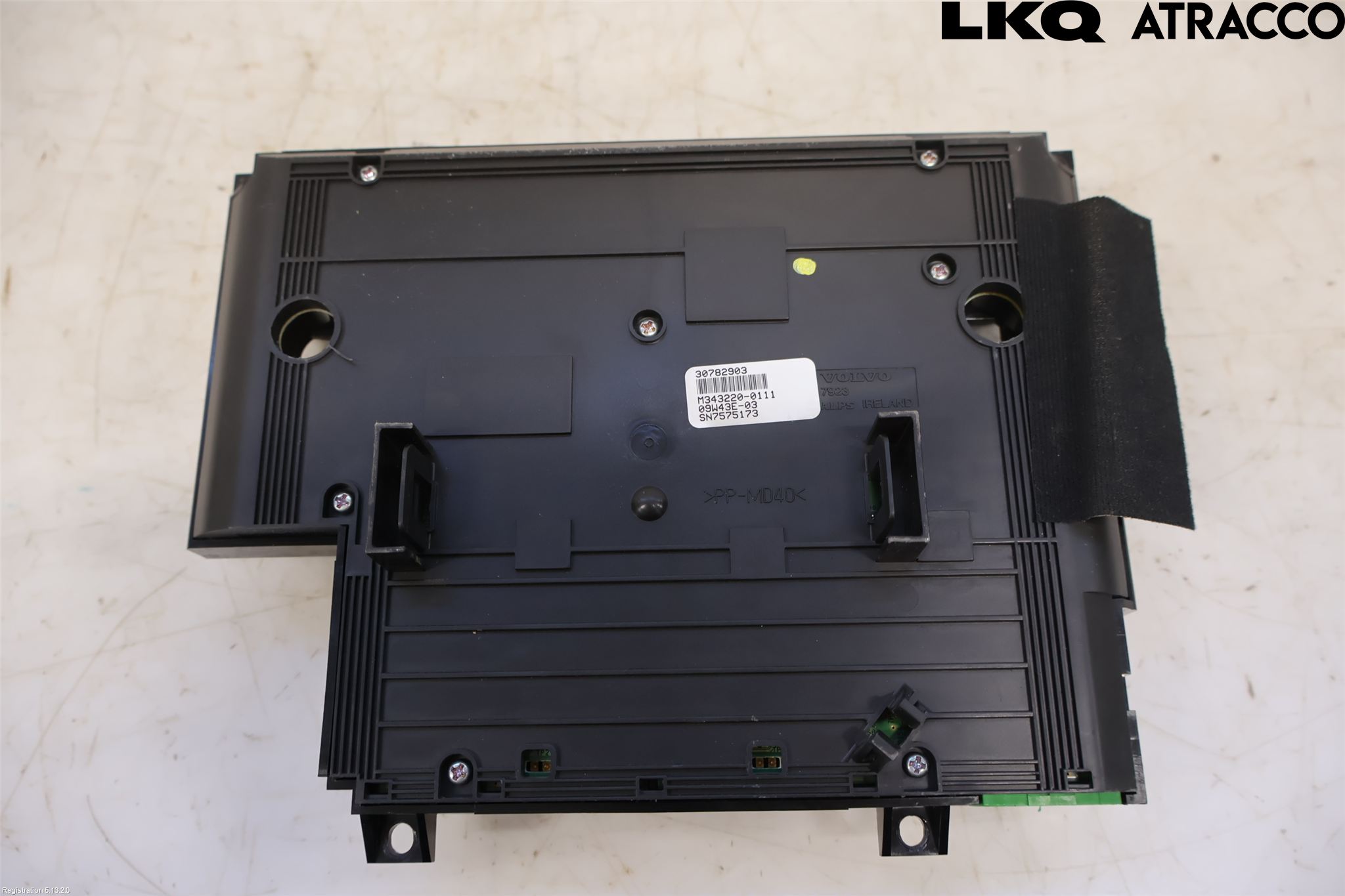 Volvo XC60 09-13 Varme Ac Betjening-Display