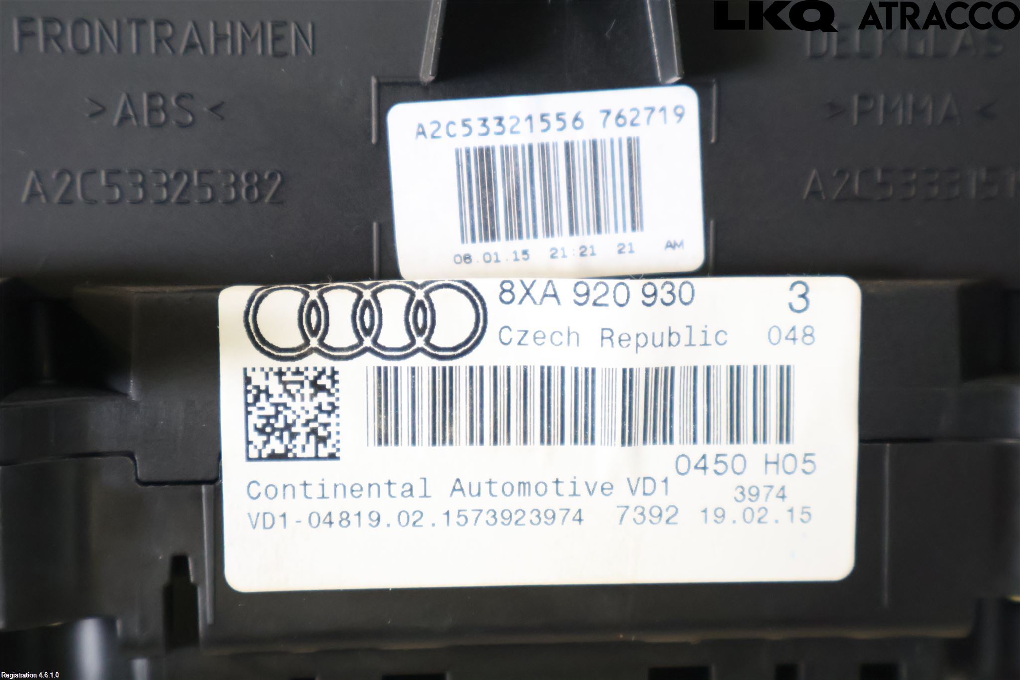 Audi A1/S1 11-18 Instr Kombinert