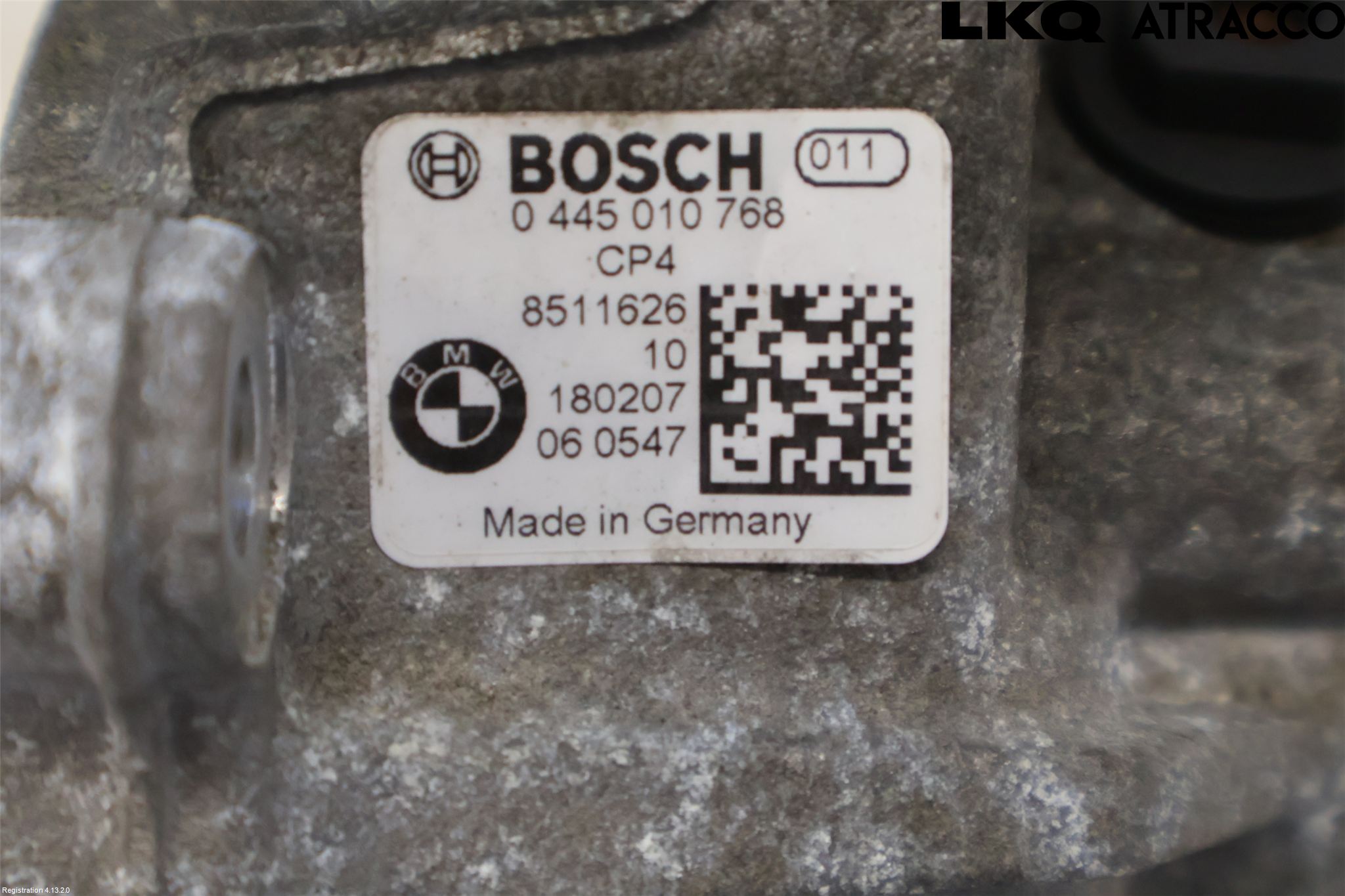BMW 3 GT F34 13-19 Drivstoff Dieselpumpe Hoved