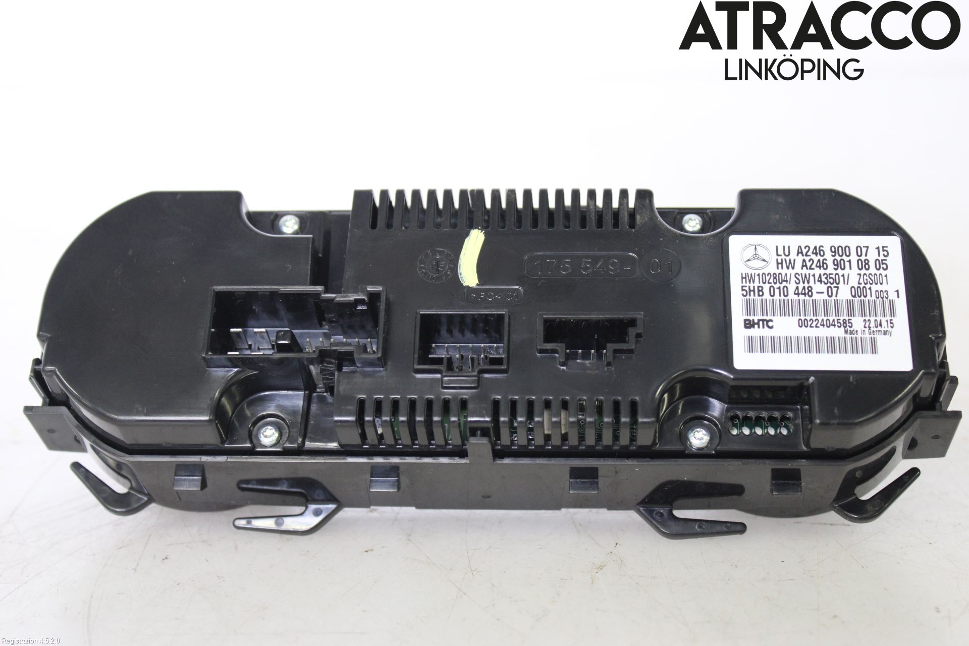 Mercedes-Benz MB CLA-KLASS (C117/X117) 13-19 Varme Ac Betjening-Display
