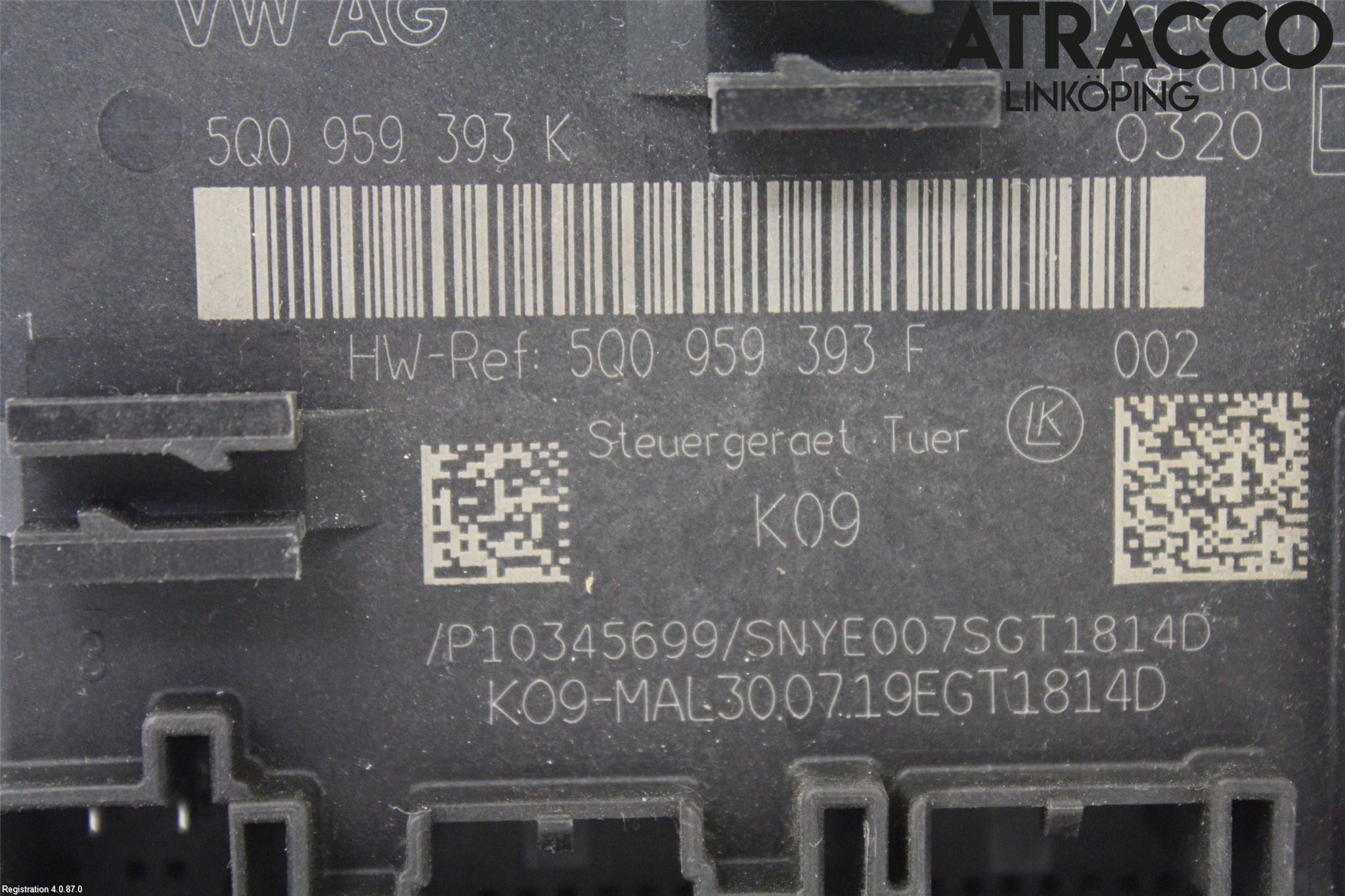 Volkswagen VW GOLF / E-GOLF VII 13-20 Styreenhet Dør