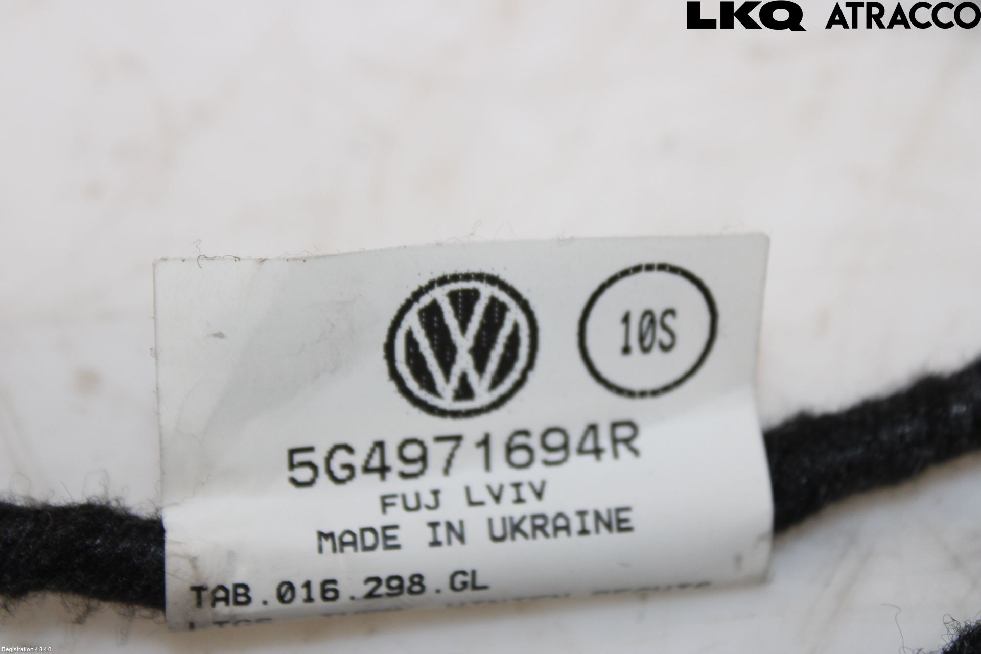 Volkswagen VW GOLF / E-GOLF VII 13-20 Ledningsnett