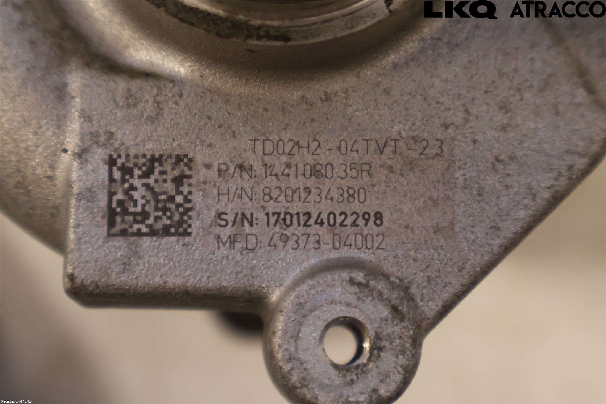 Dacia SANDERO/STEPWAY 13-20 Turboaggregat