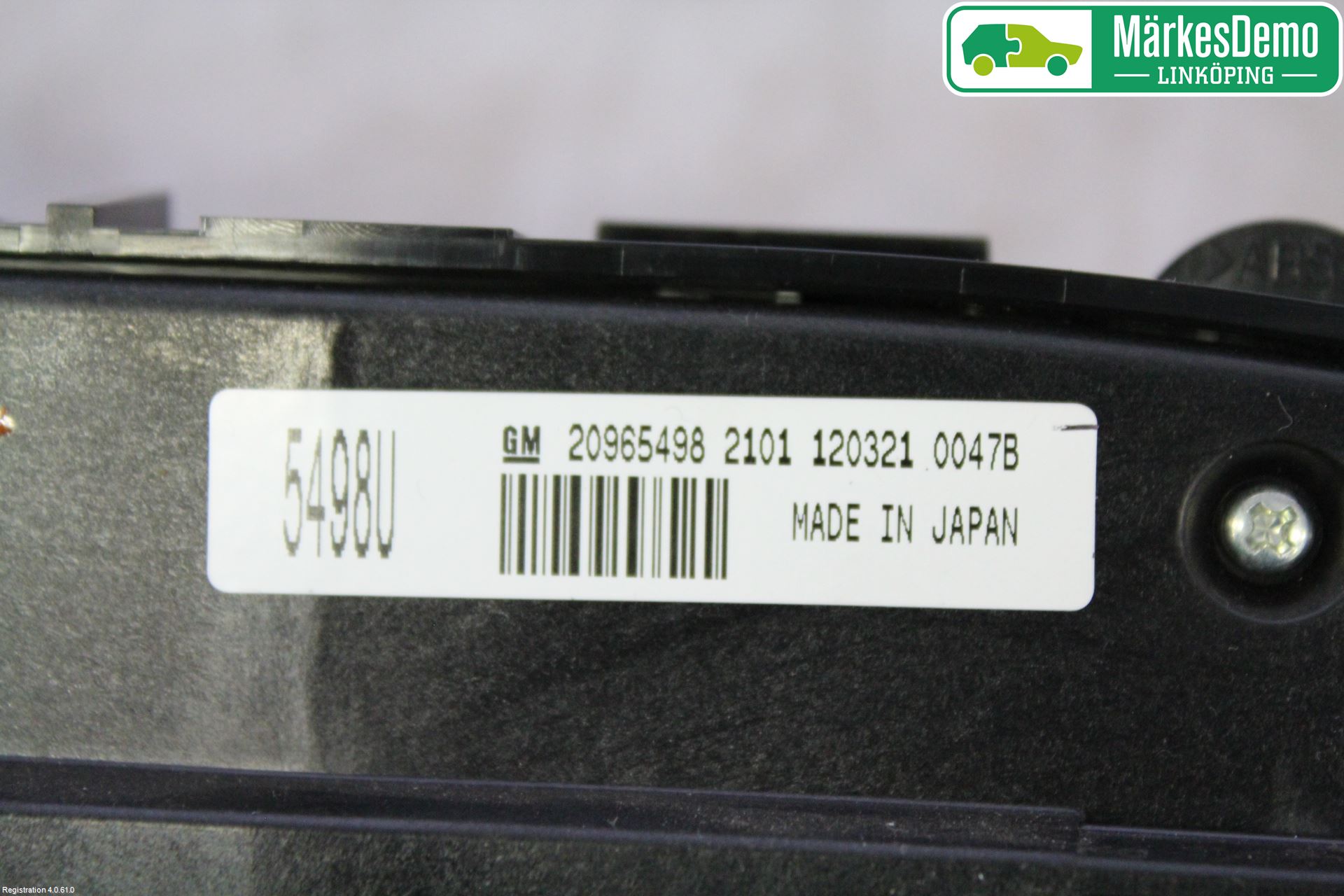 Opel INSIGNIA 09-16 Varme Ac Betjening-Display