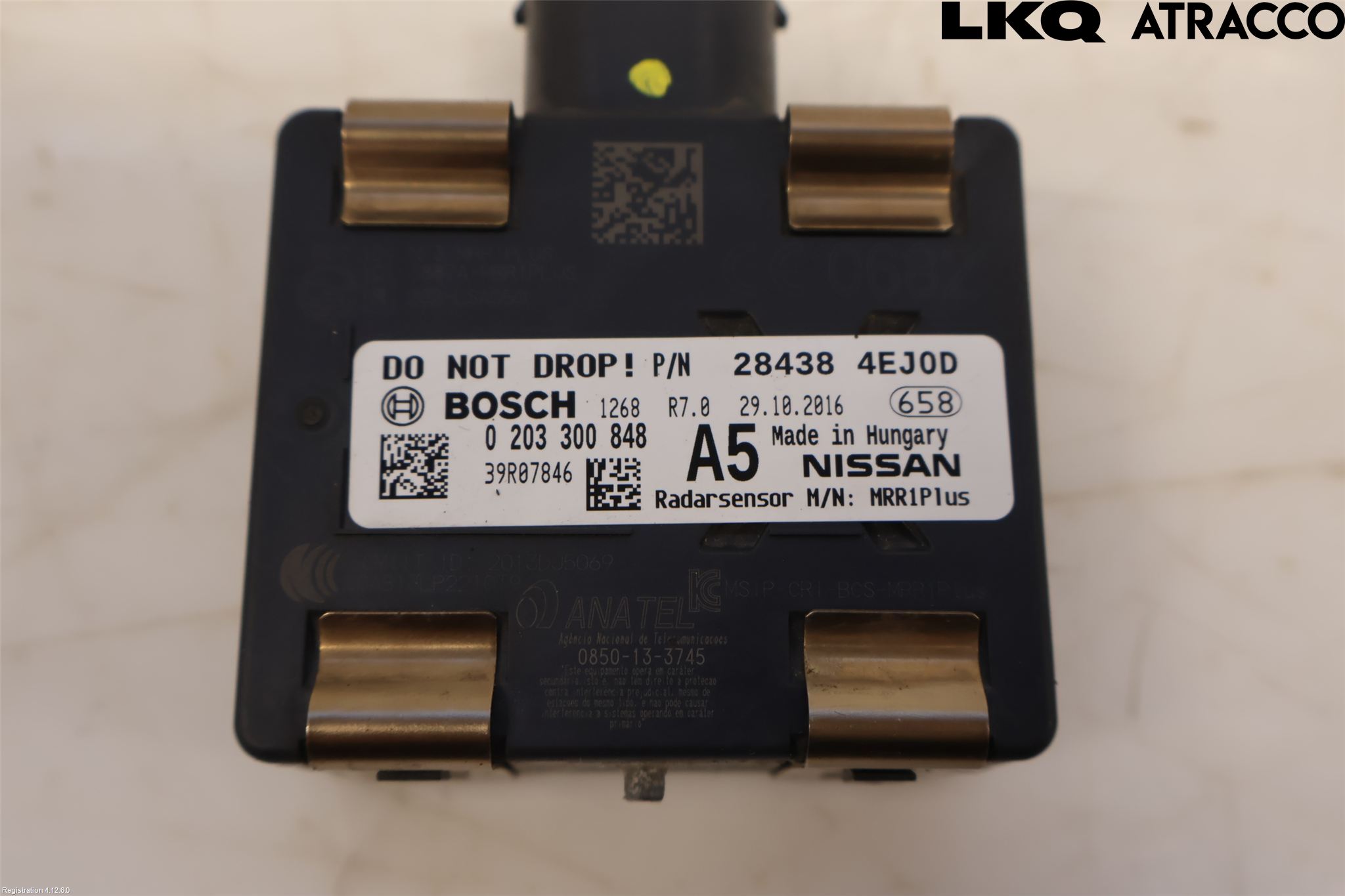 Nissan QASHQAI 14-17 Sensor Kollisjonsbeskyttelse