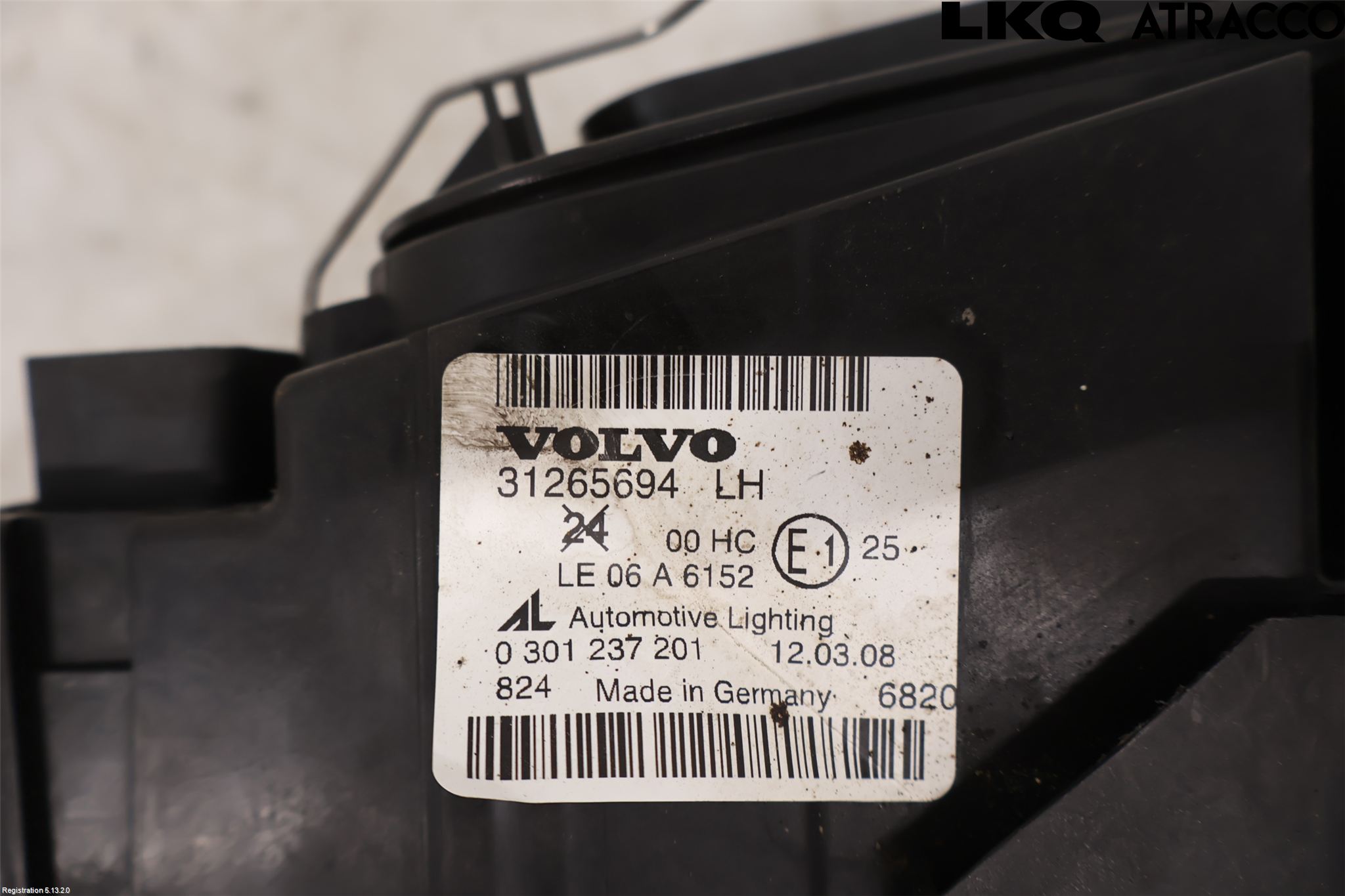 Volvo V50 08-12 Frontlykt Venstre