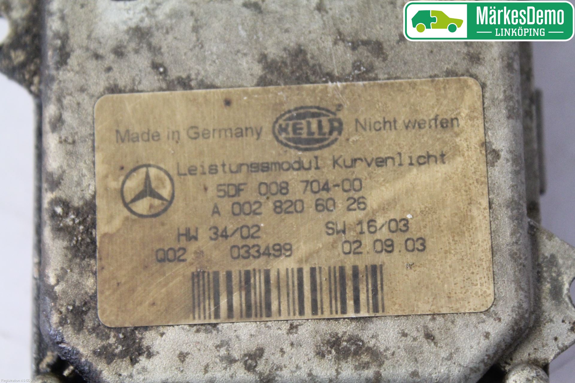 Mercedes-Benz MB E-KLASS (W211) 02-09 Styreenhet Xenon