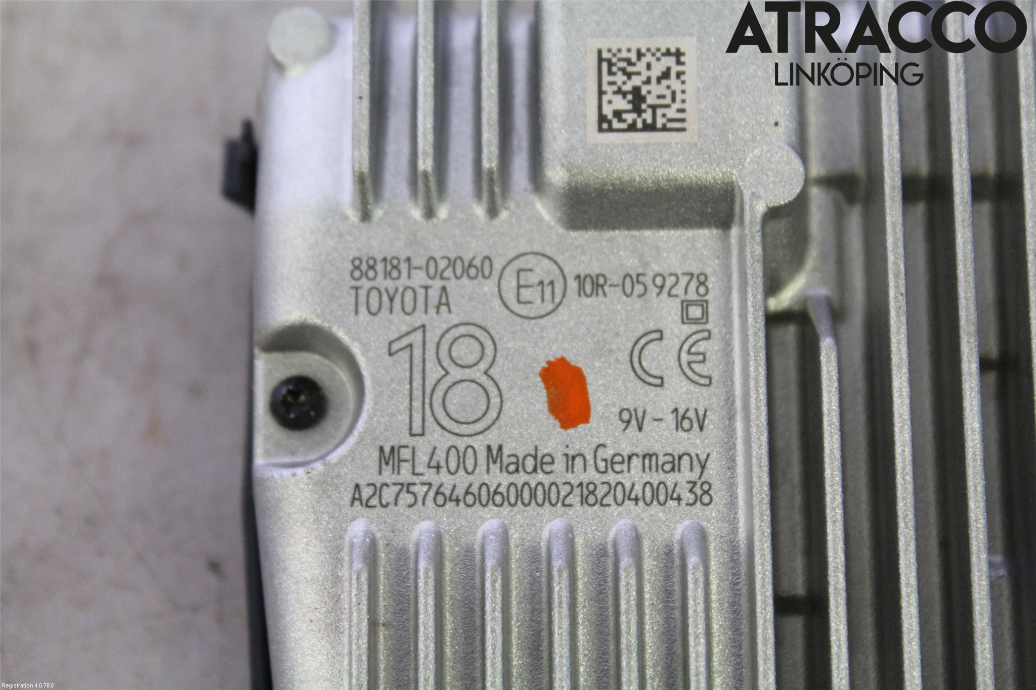 Toyota AURIS 13-19 Sensor Kollisjonsbeskyttelse