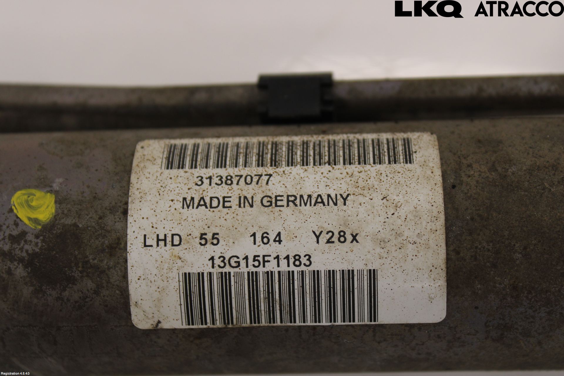 Volvo V70 14-16 Servo Snekke - Tannstang