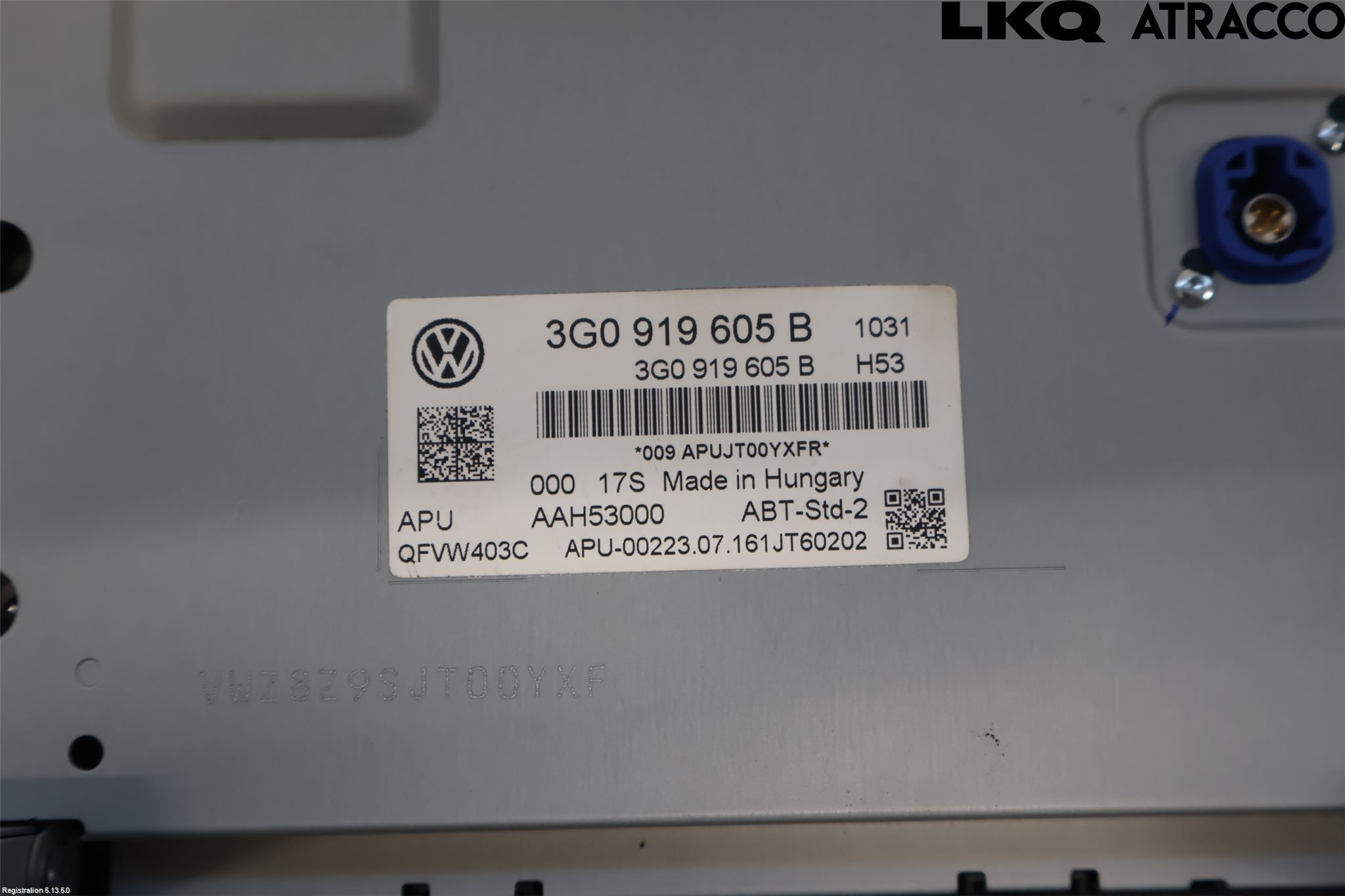 Volkswagen VW GOLF / E-GOLF VII 13-20 Stereo Radio Med Cd