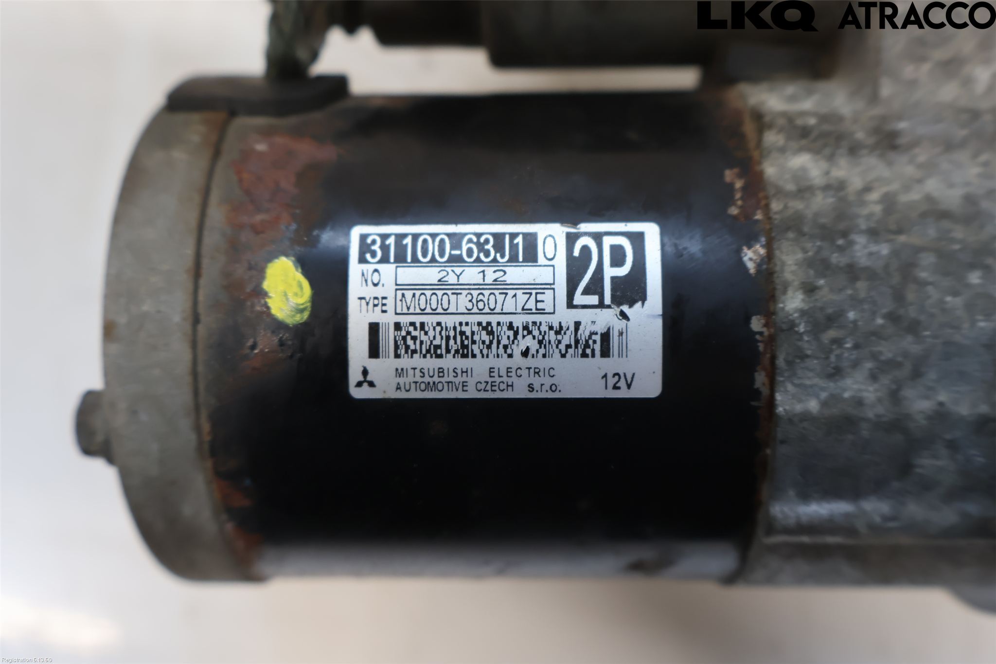Fiat SEDICI Startmotor